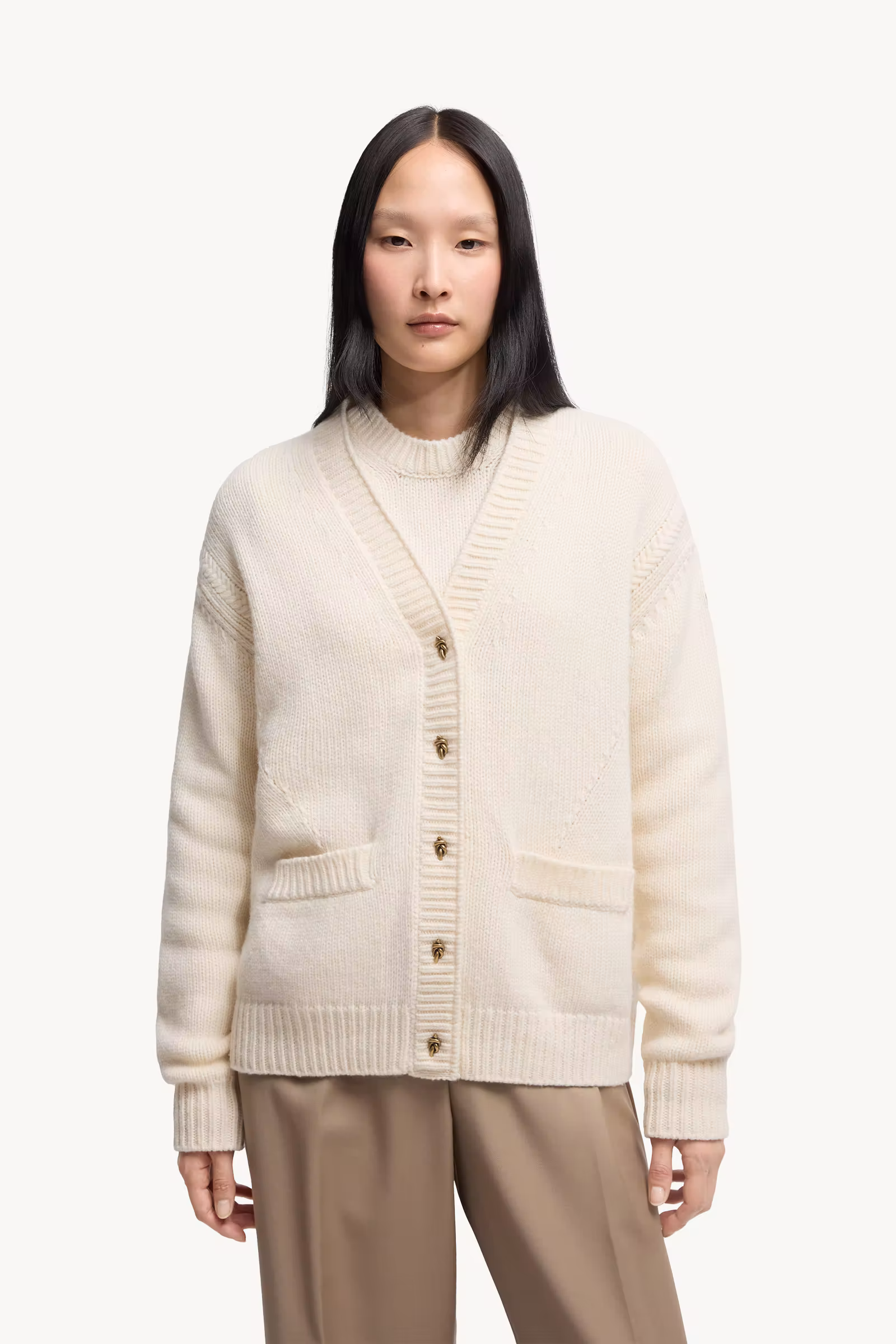 Wool & Cashmere V-Neck Cardigan