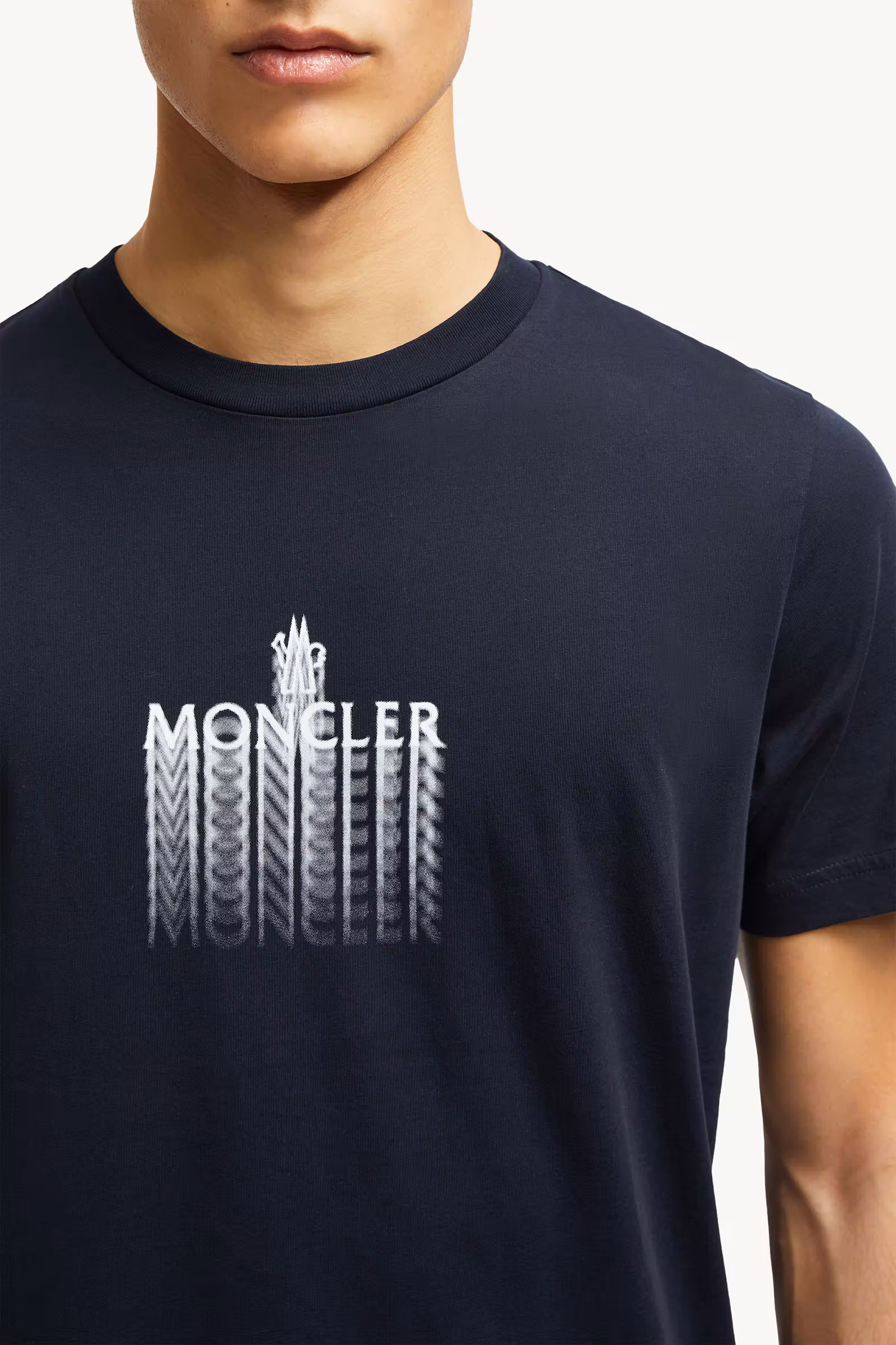 Faded Logo Cotton T-Shirt