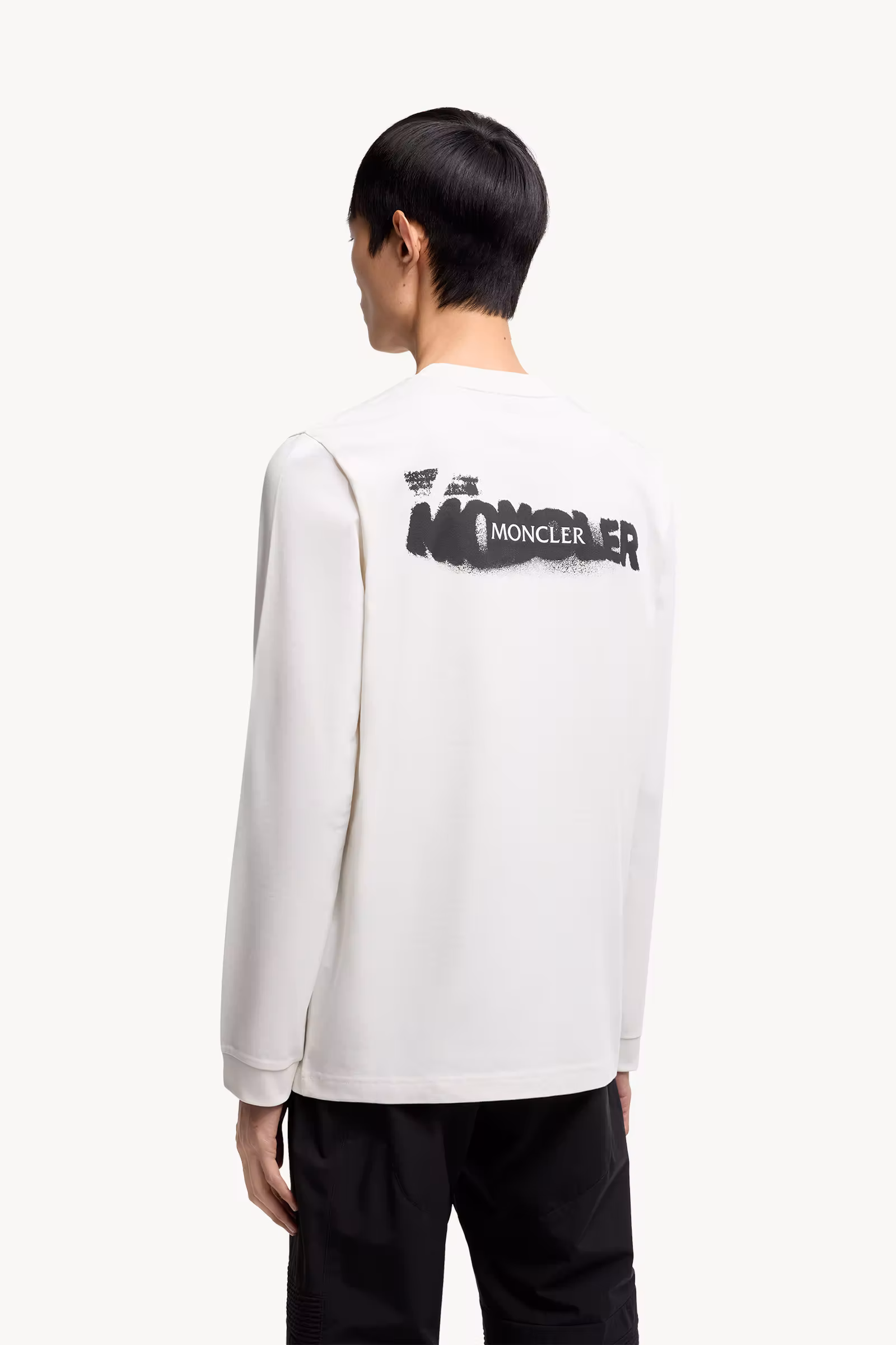 Graphic Logo Long Sleeve Cotton T-Shirt