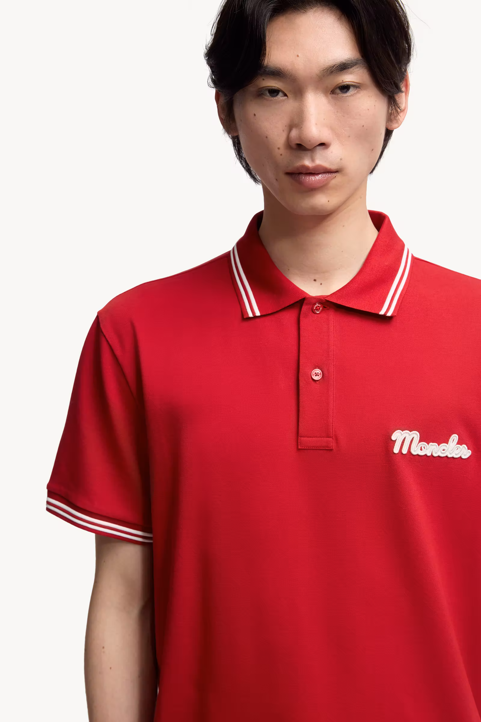 Embroidered Logo Cotton Piquet Polo Shirt