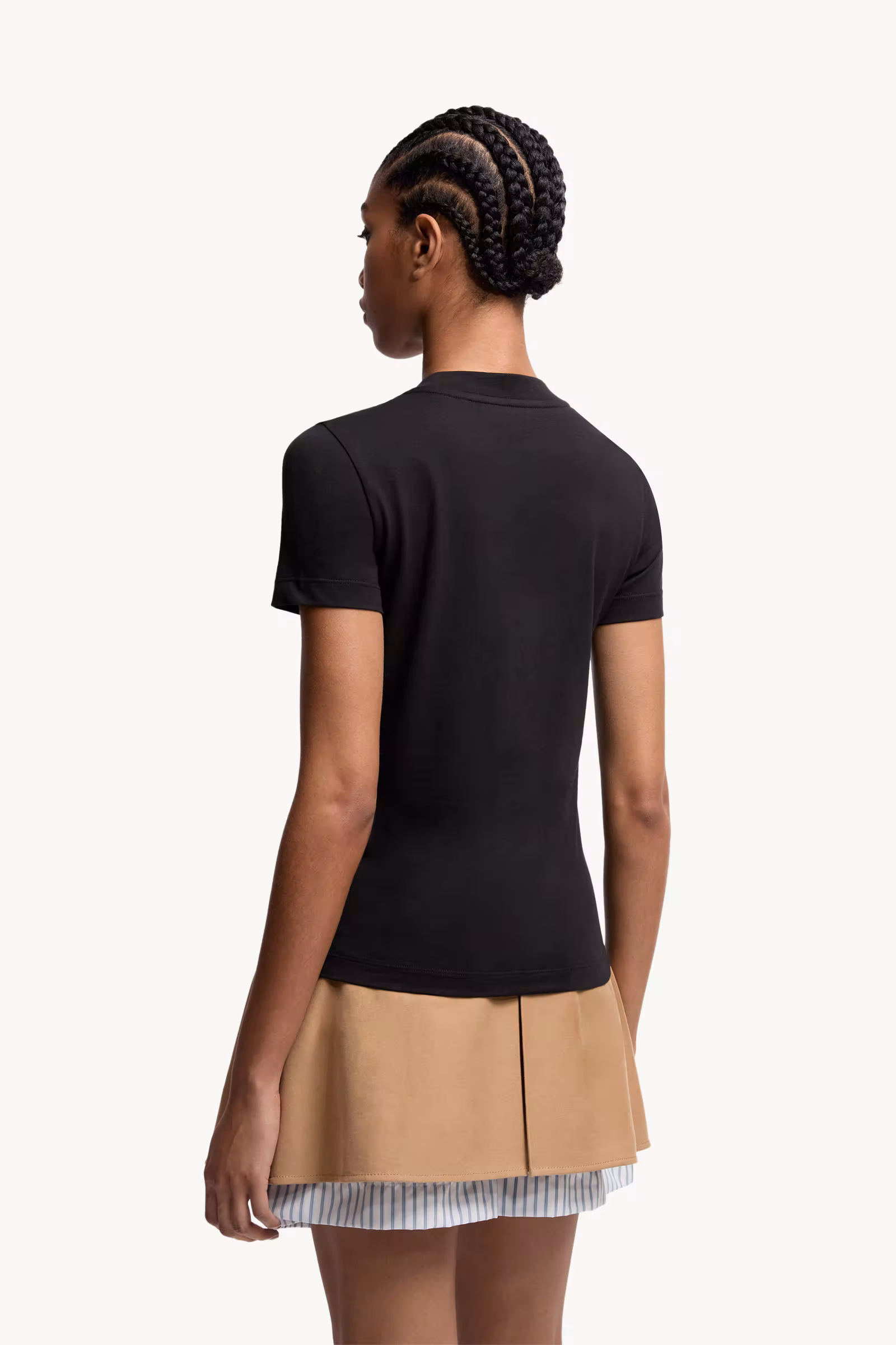 Crystal Logo Cotton T-Shirt