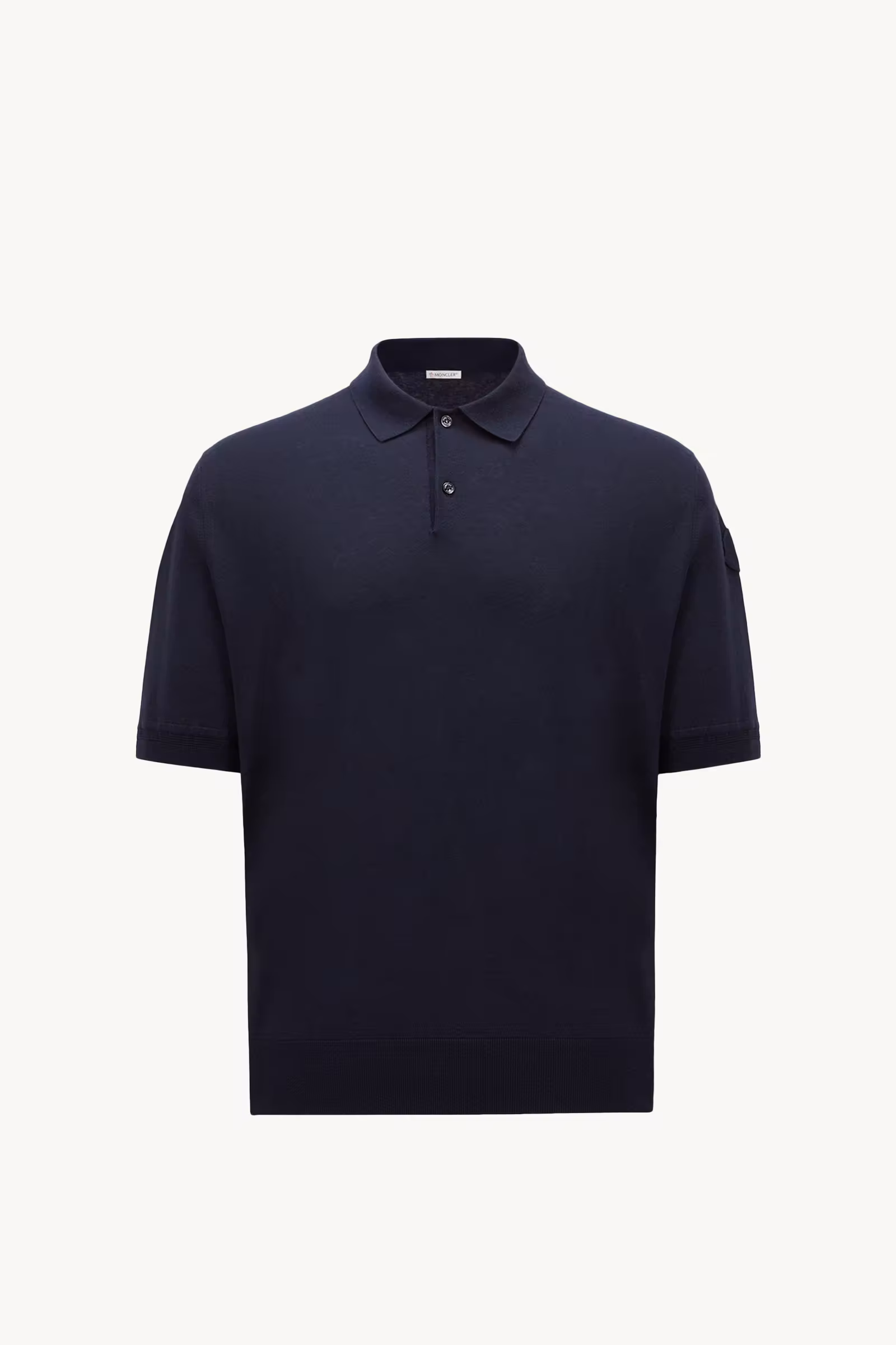 Silk & Linen Knit Polo Shirt