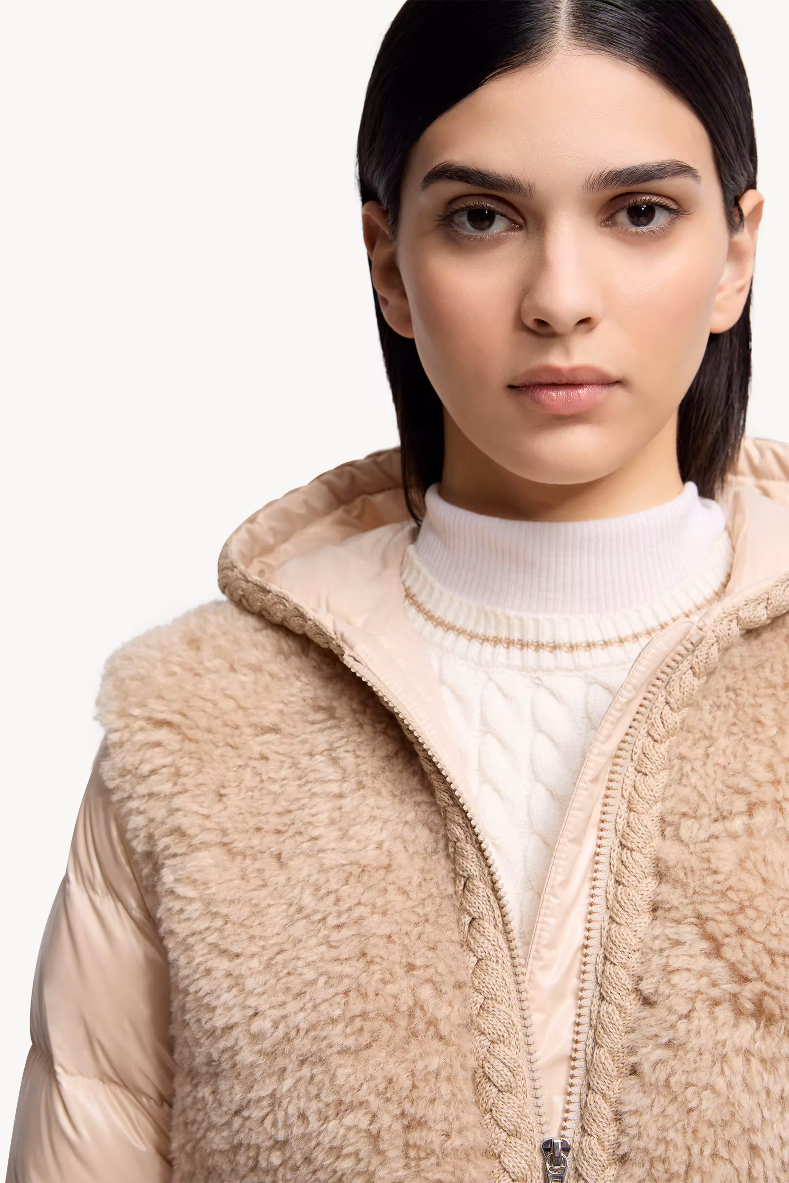 Plantay Hooded Teddy Short Down Jacket