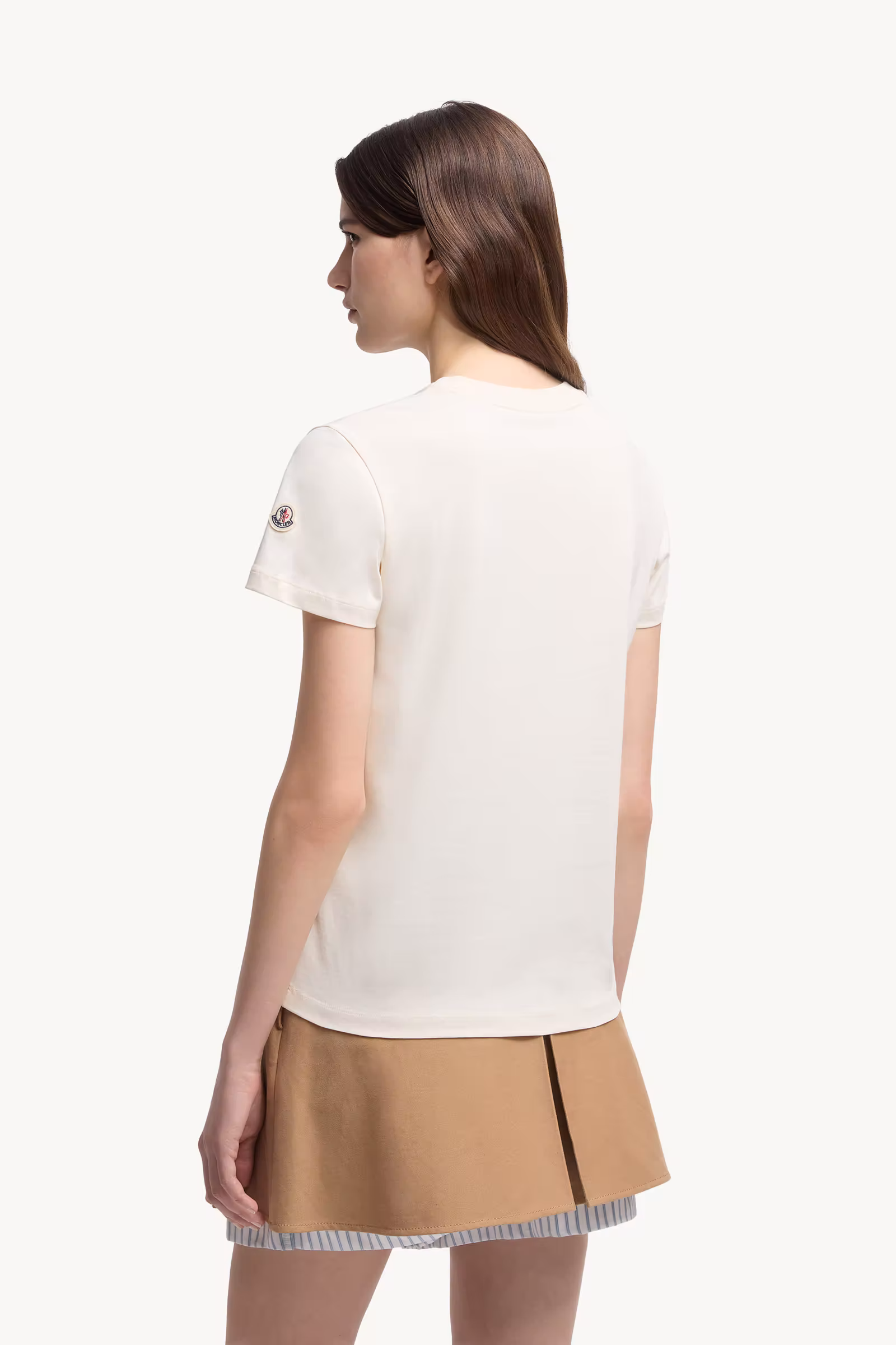 Embroidered Tonal Logo Cotton T-Shirt