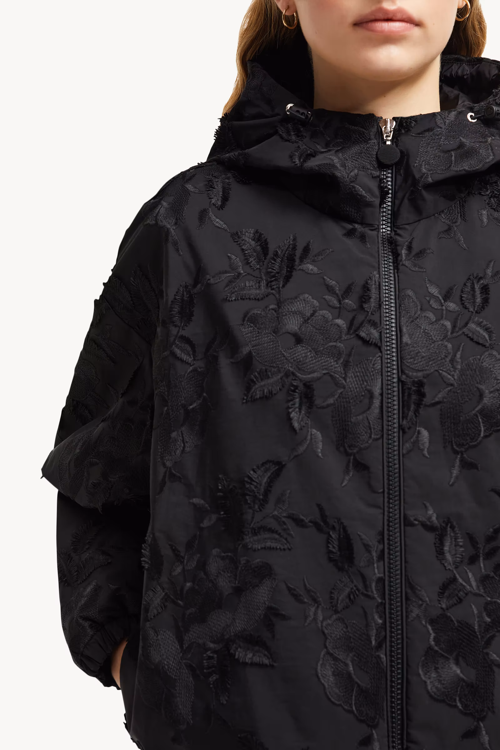 Charmeil Textured Hooded Jacket