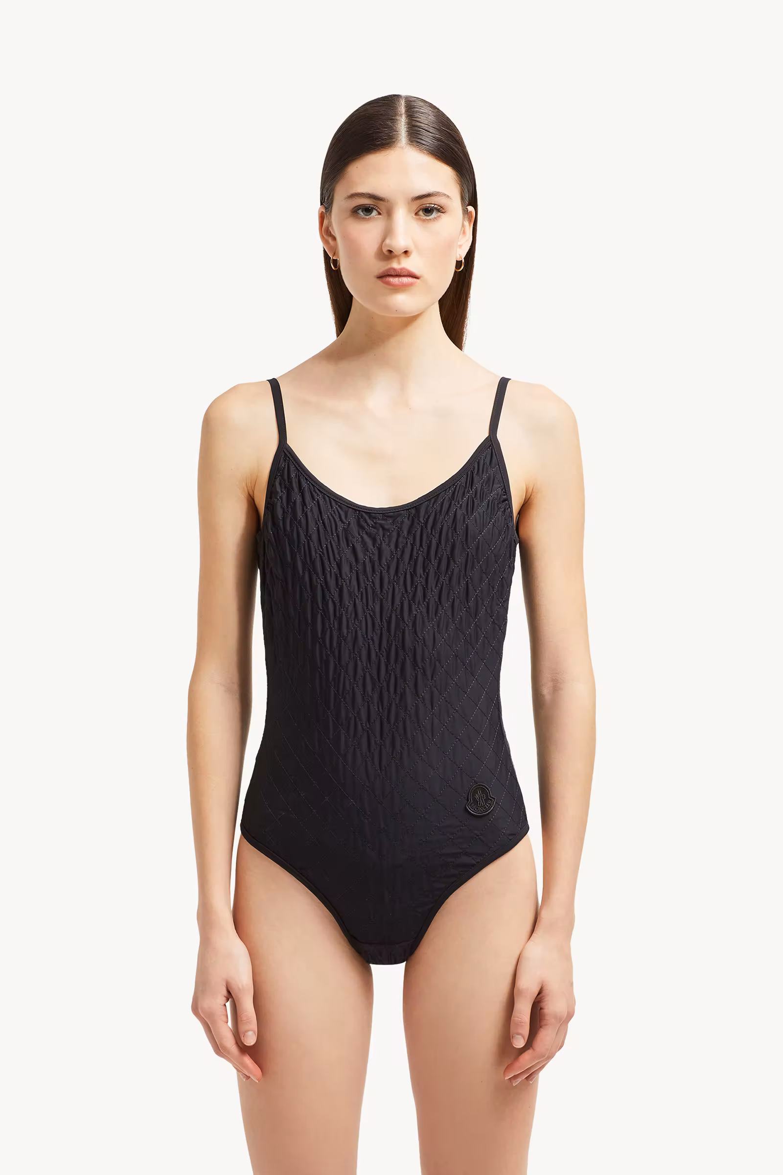 Diamond-Quilted Swimsuit
