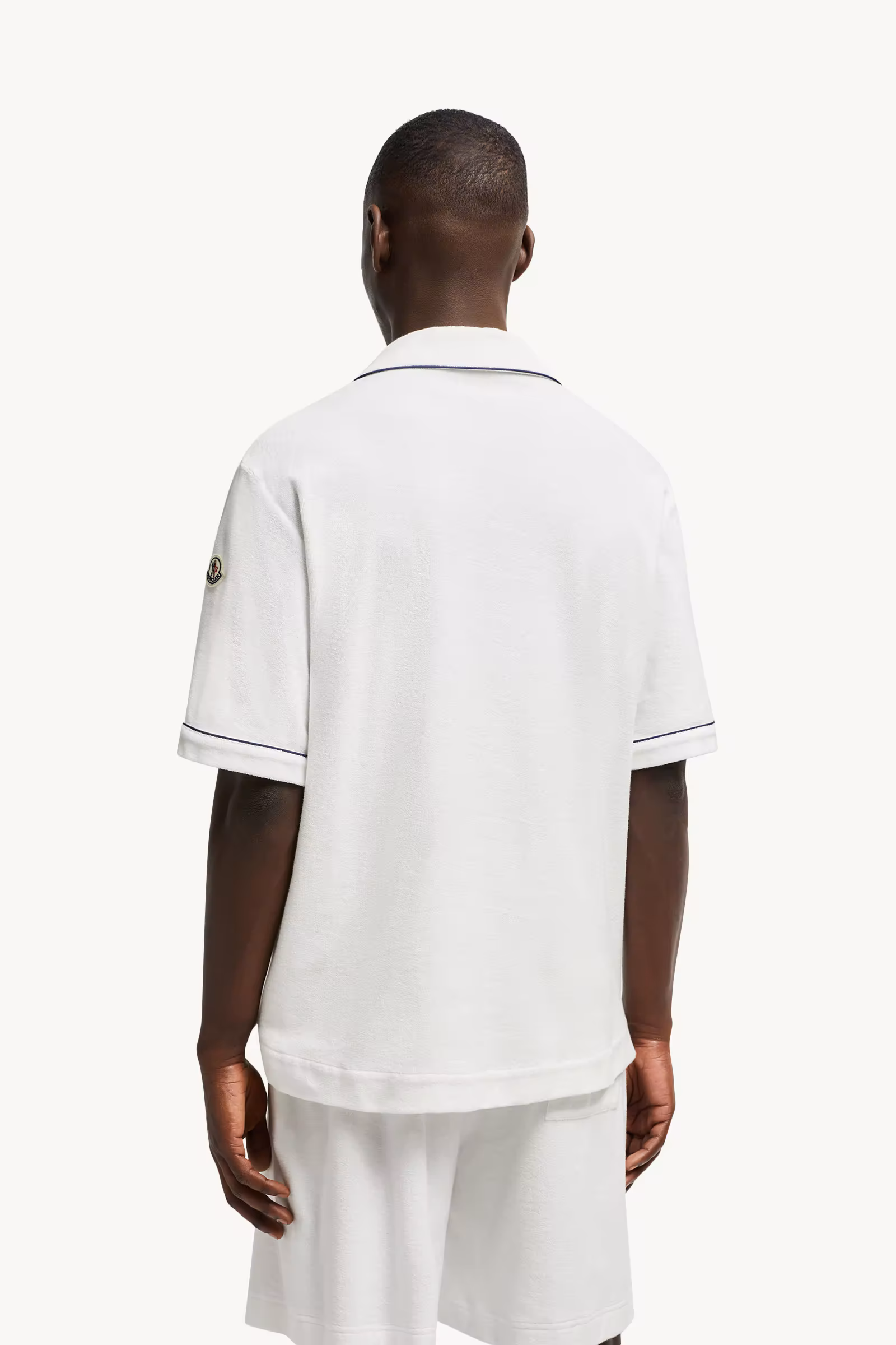 Cotton Terry Cloth Polo Shirt