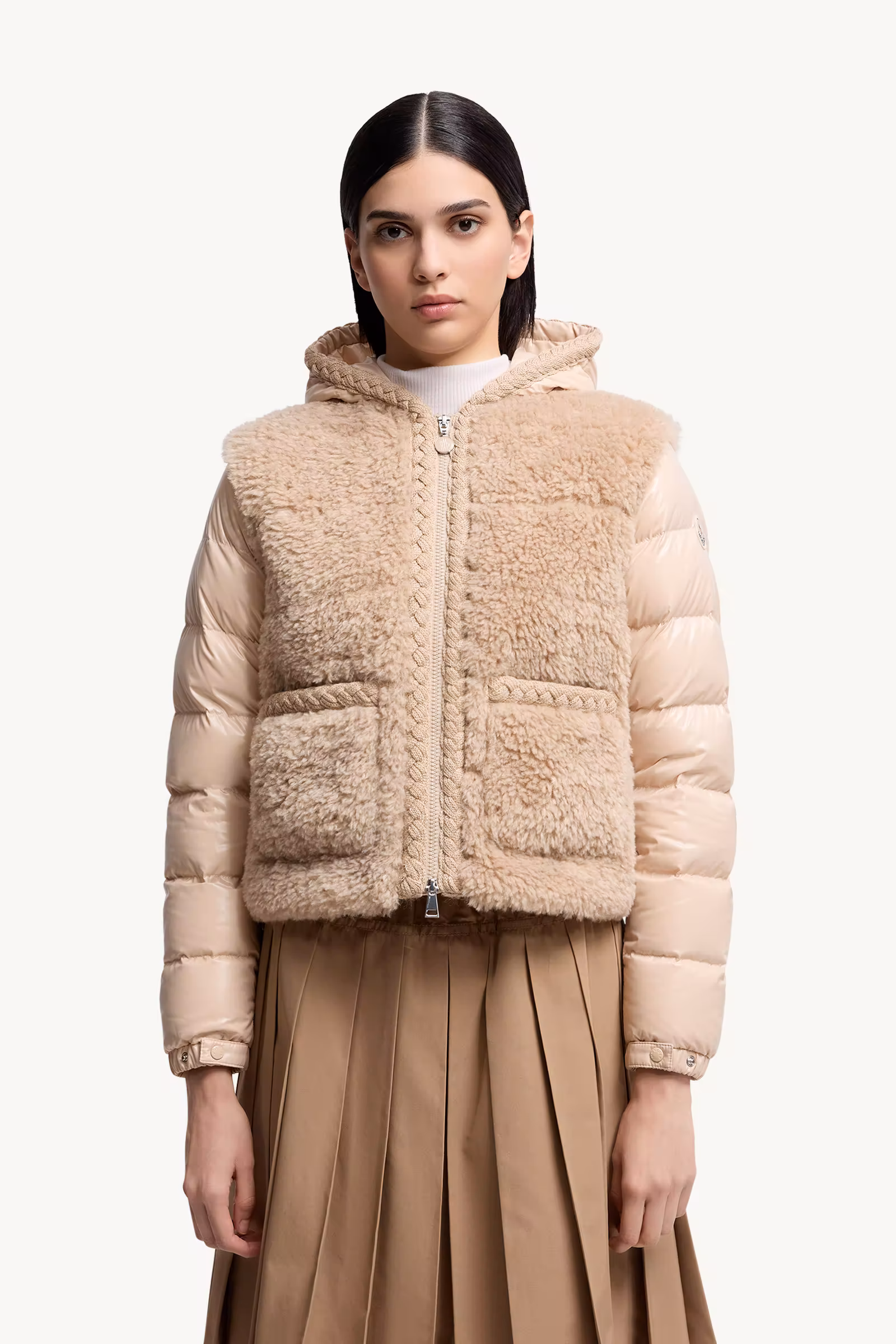 Plantay Hooded Teddy Short Down Jacket