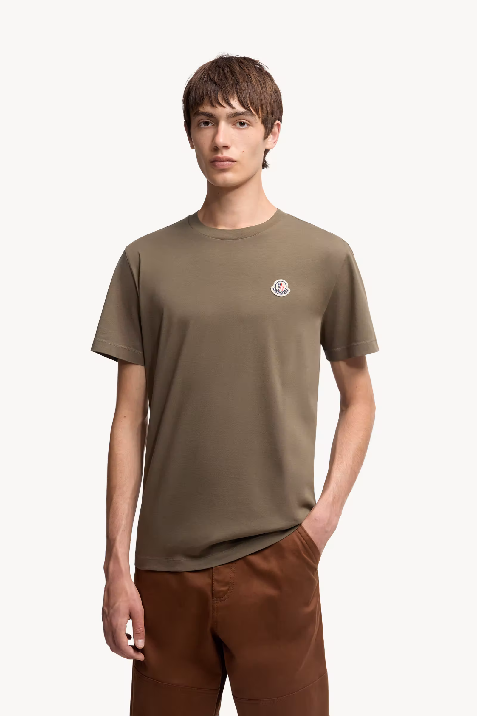 Logo Patch Cotton T-Shirt (Pack of Three)