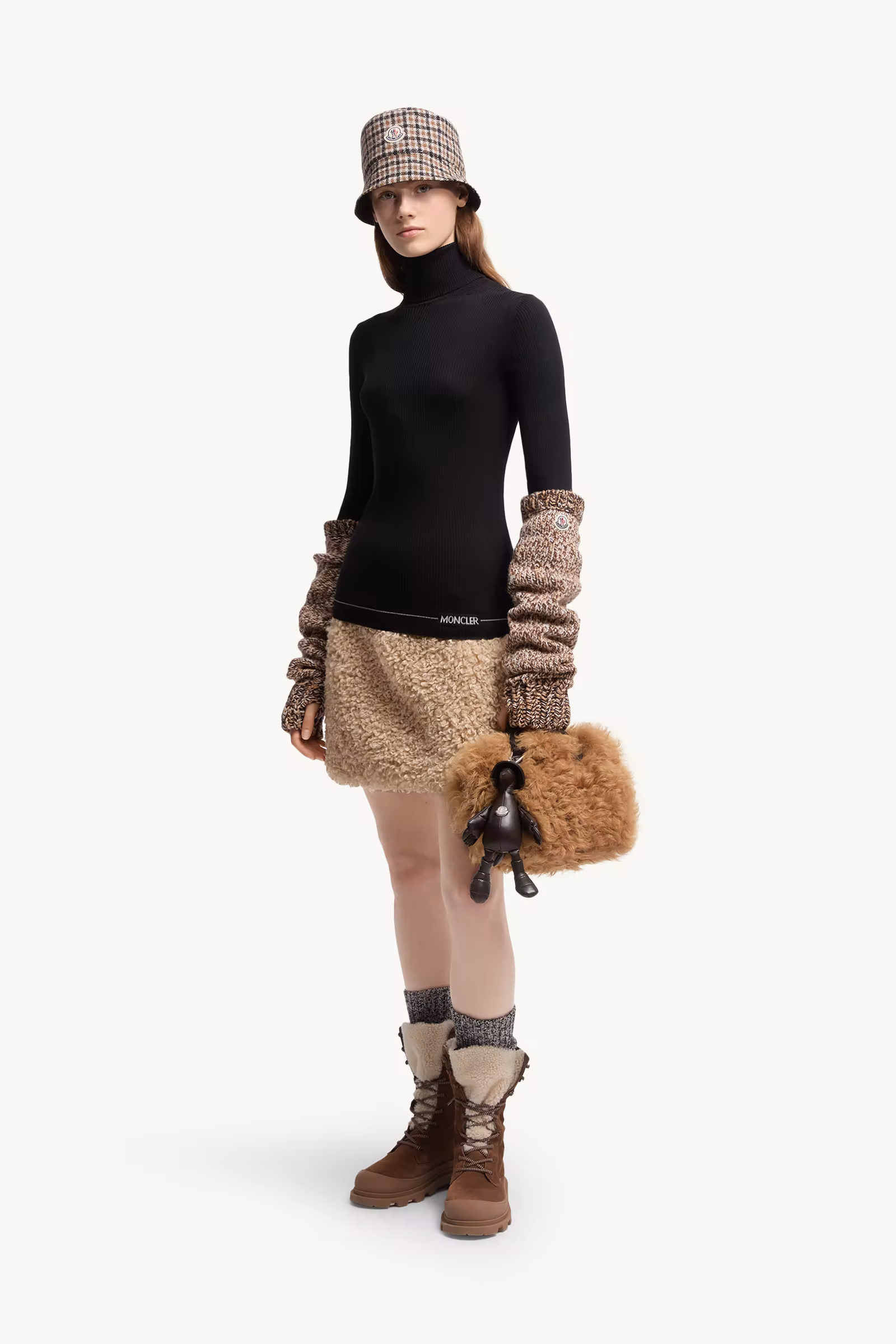 Logo Wool Turtleneck Sweater