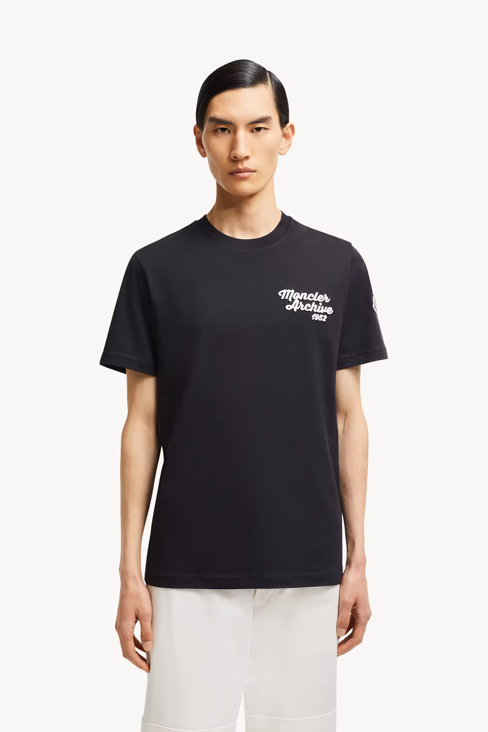 Embroidered Logo Cotton T-Shirt