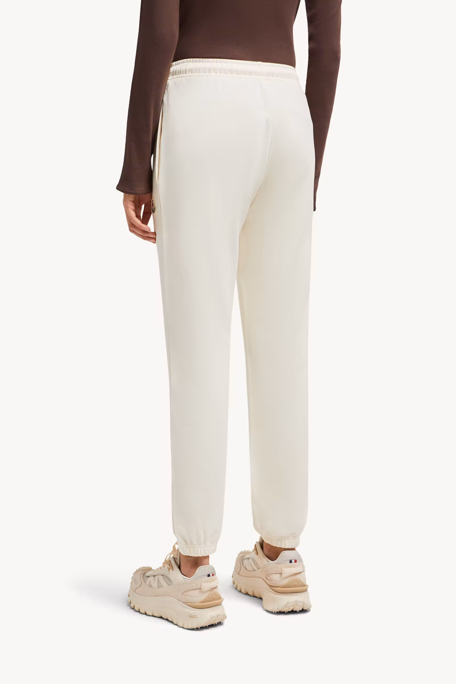 Logo Patch Cotton Sweatpants