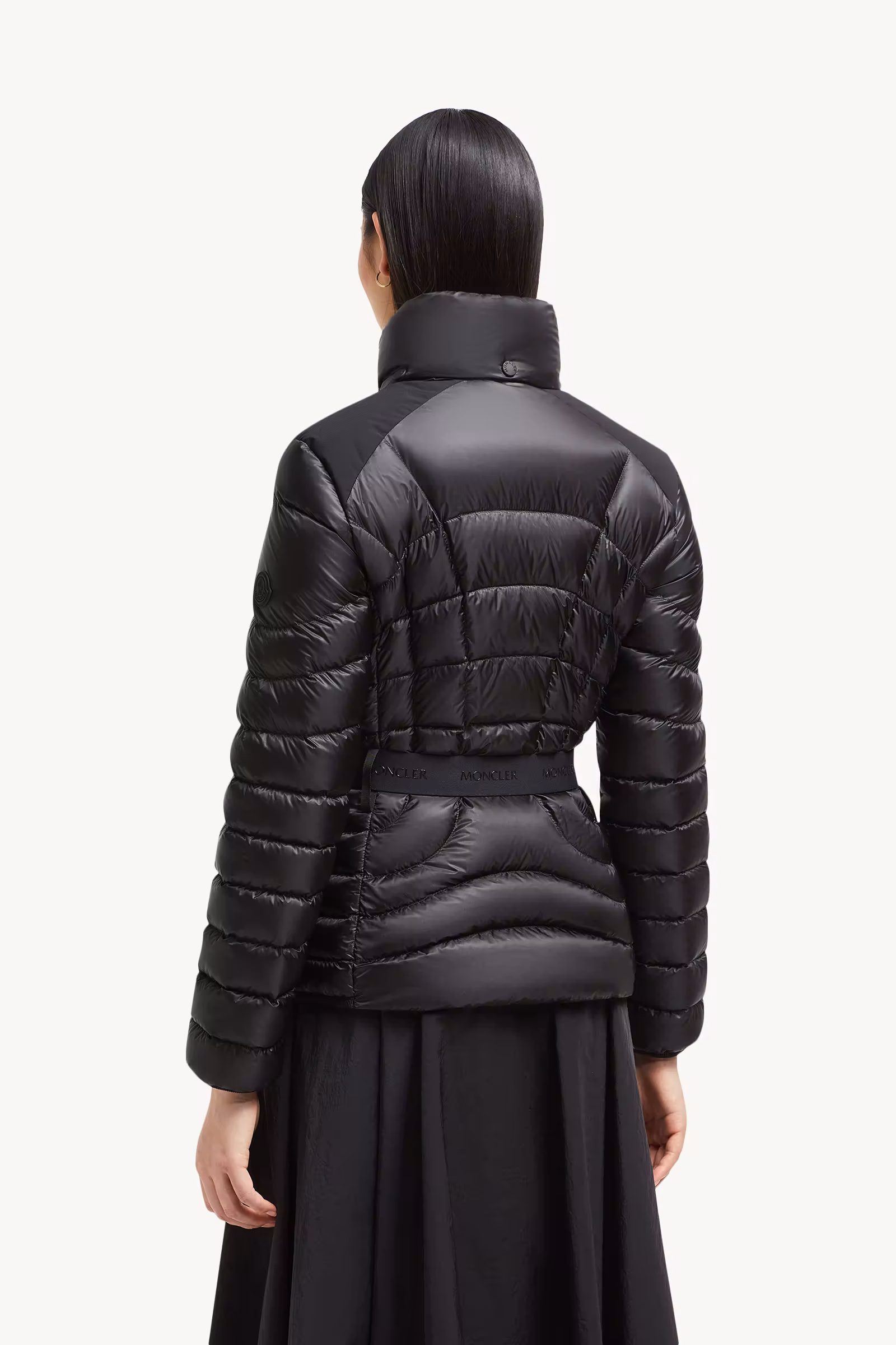 Gramont Hooded Geometric-Quilted Short Down Jacket