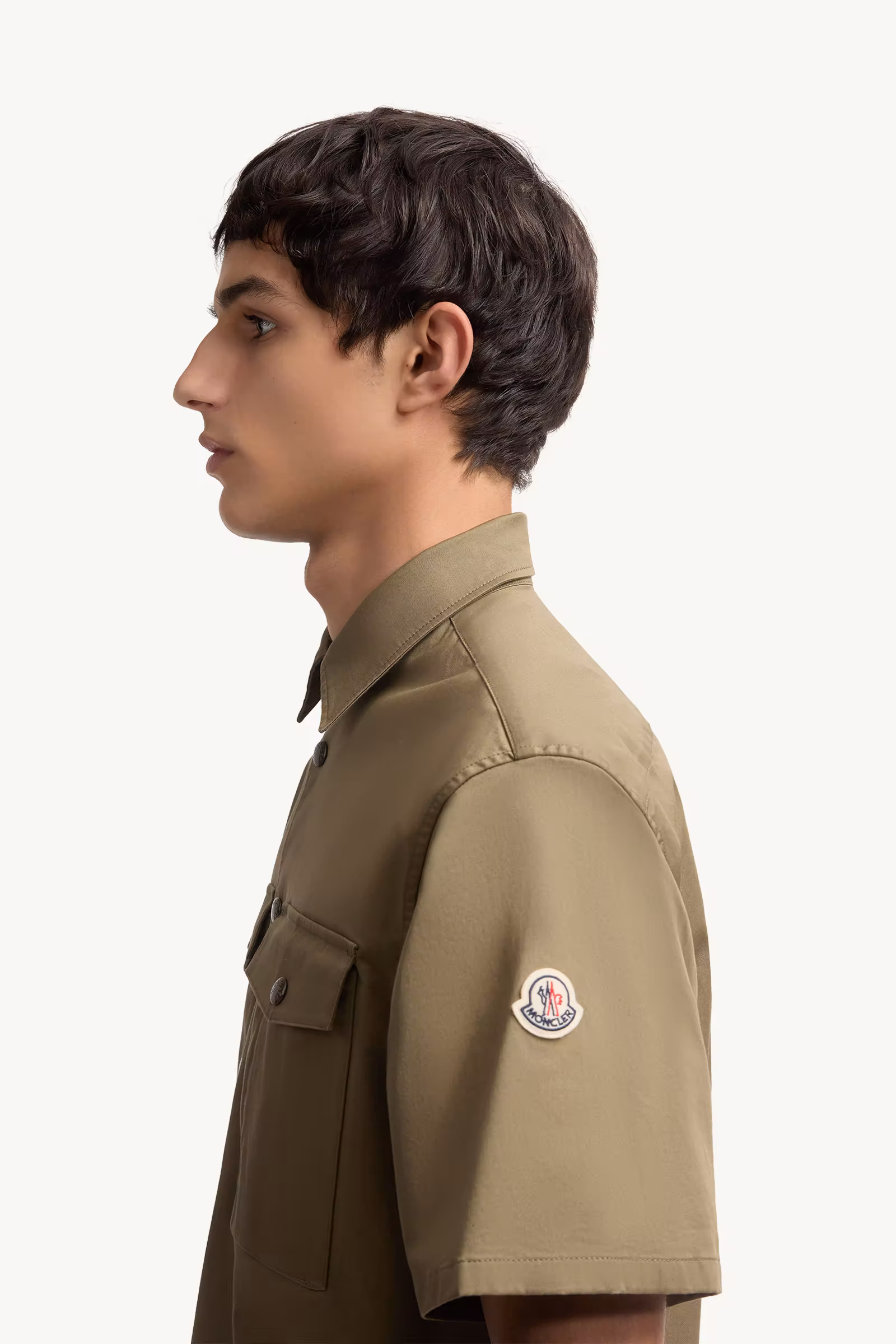 Cotton Gabardine Short Sleeve Shirt