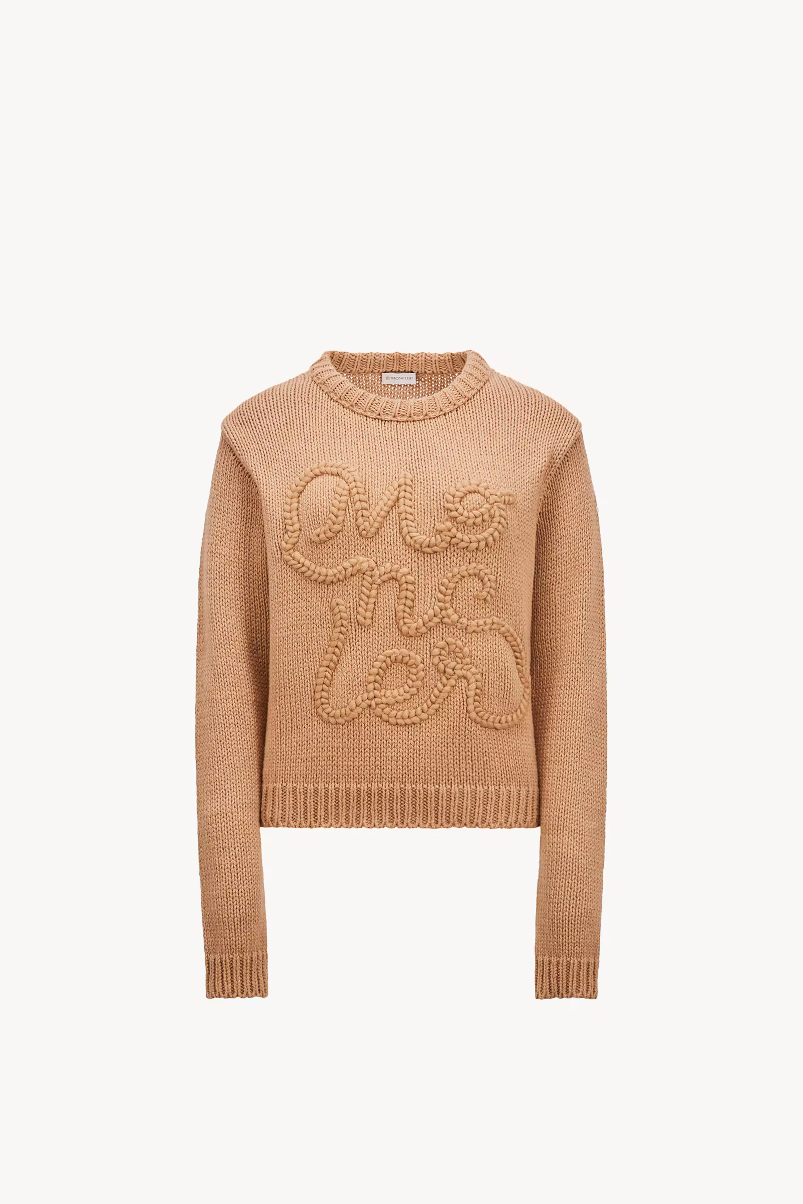 Embroidered Logo Cotton Sweater