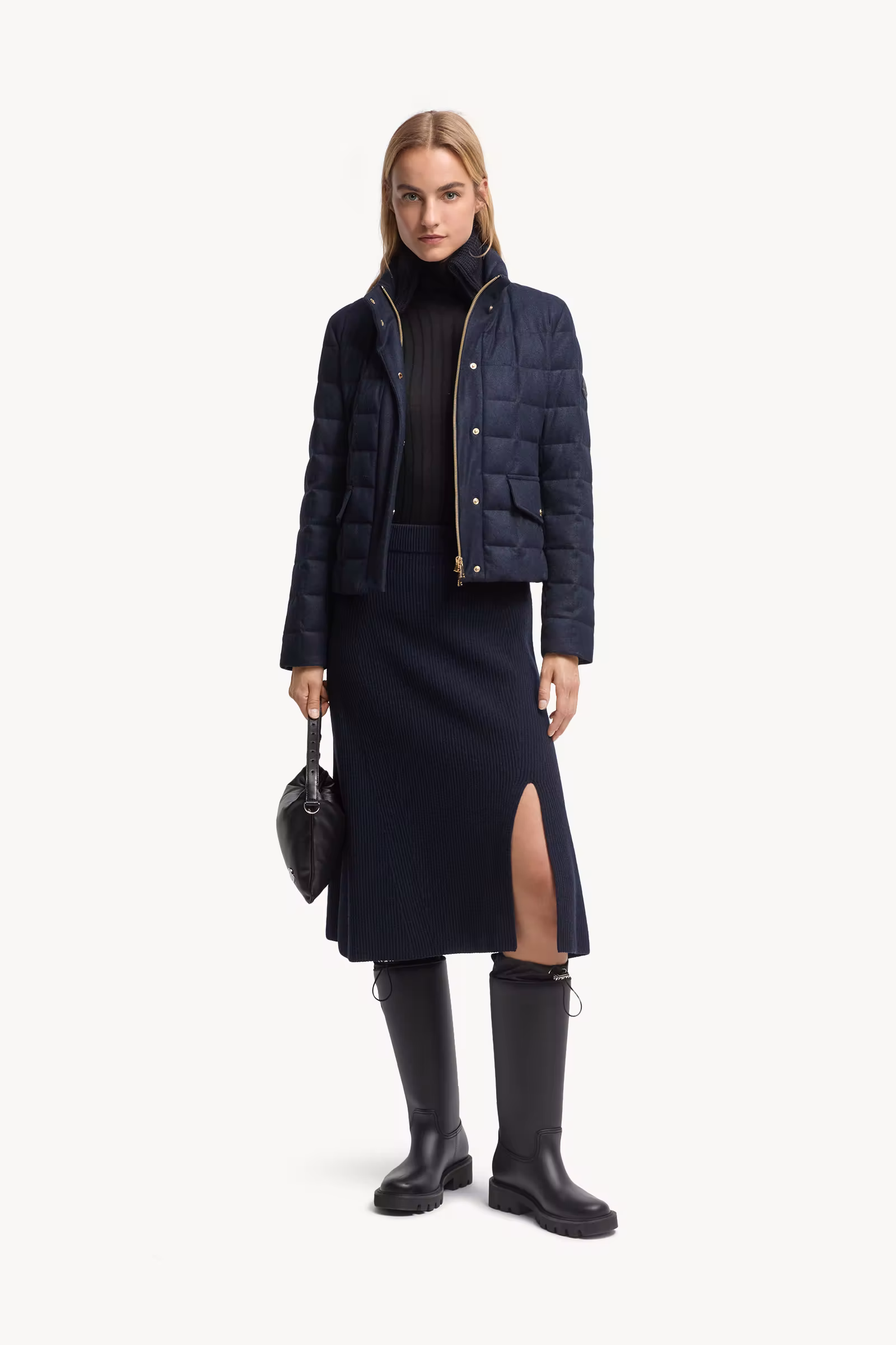 Wool & Cashmere Midi Skirt