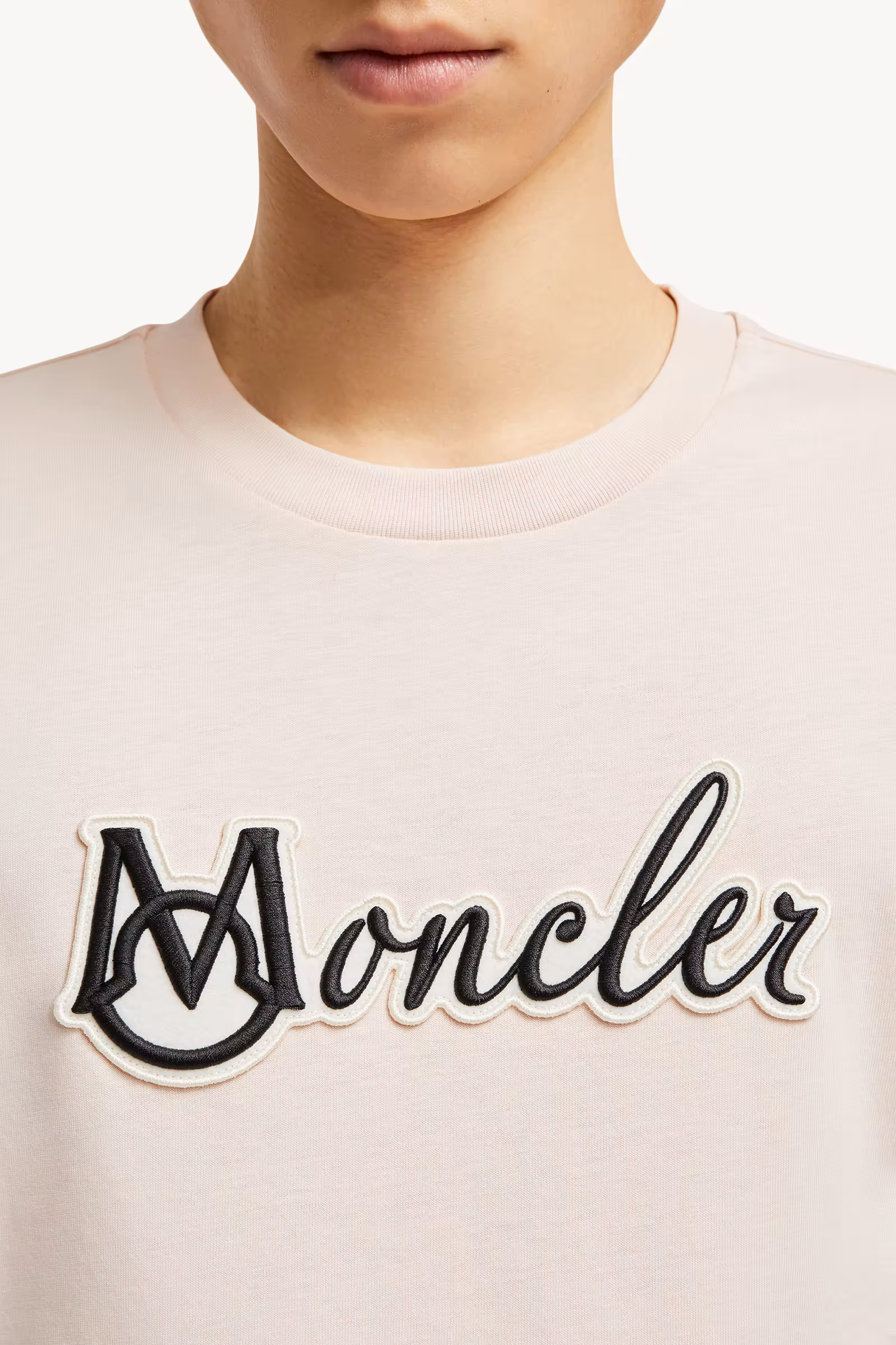 Embroidered Varsity Logo Cotton T-shirt