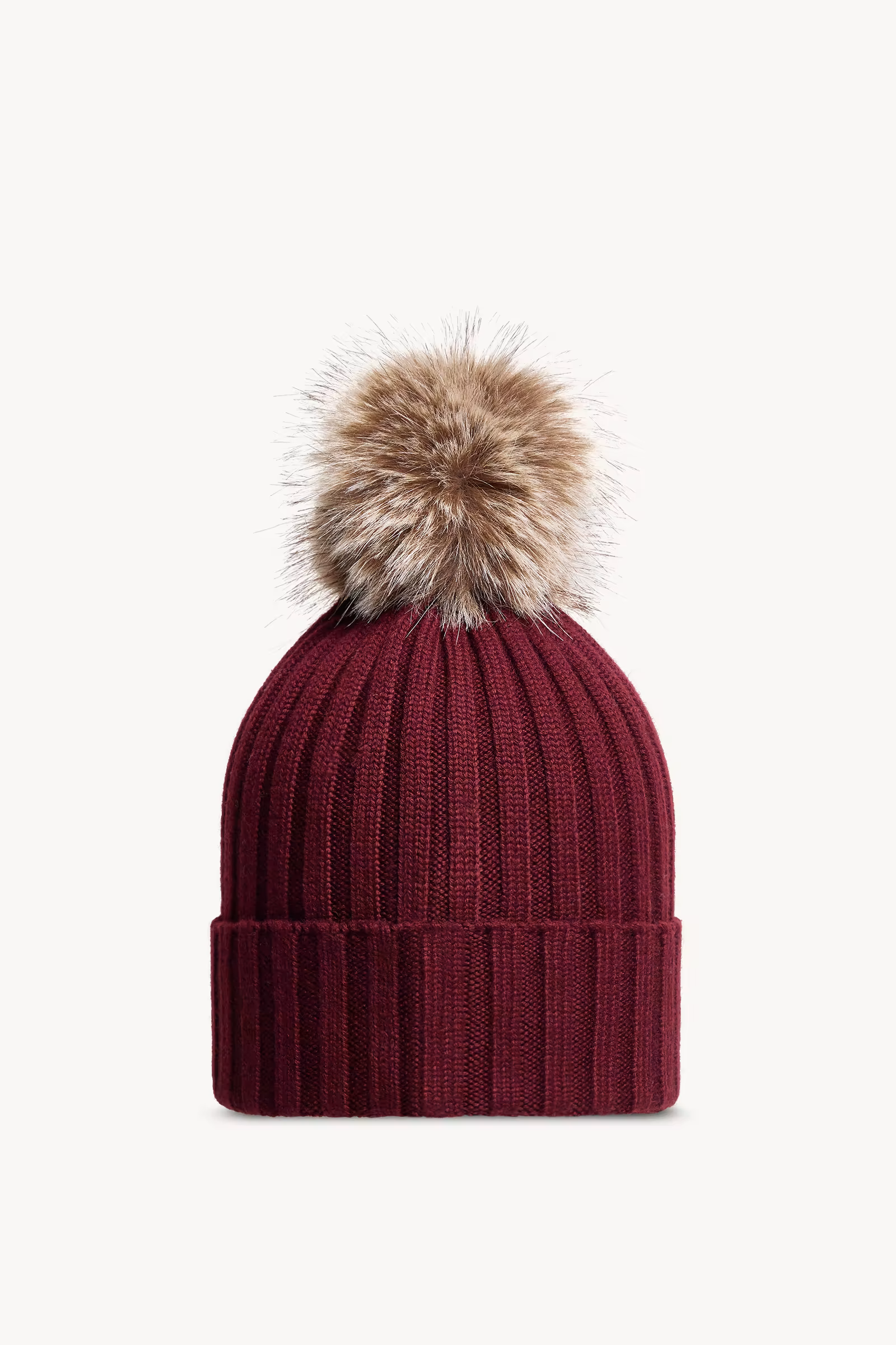 Wool Beanie with Pom Pom