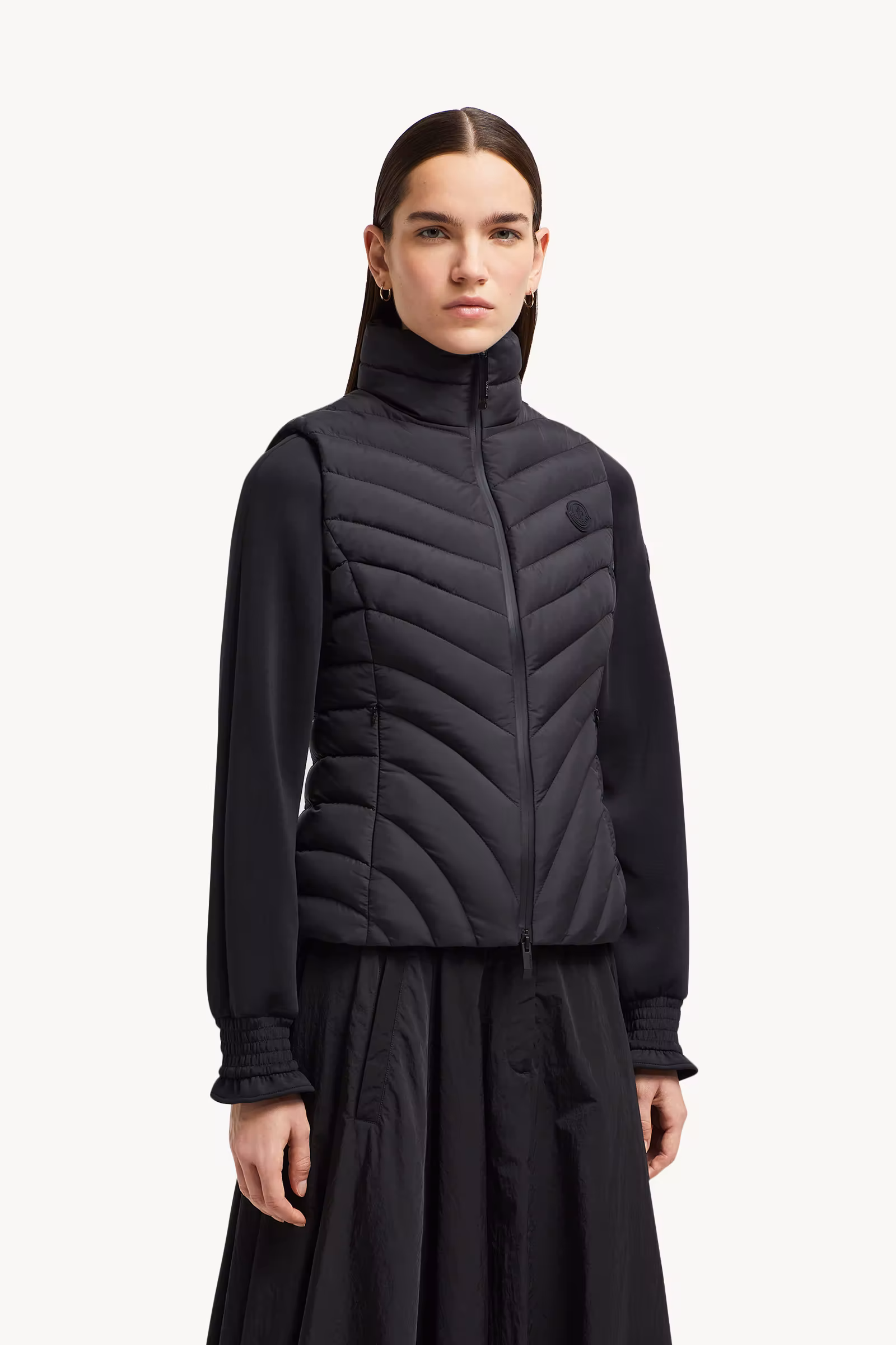 Granes Diagonal-Quilted Down Vest