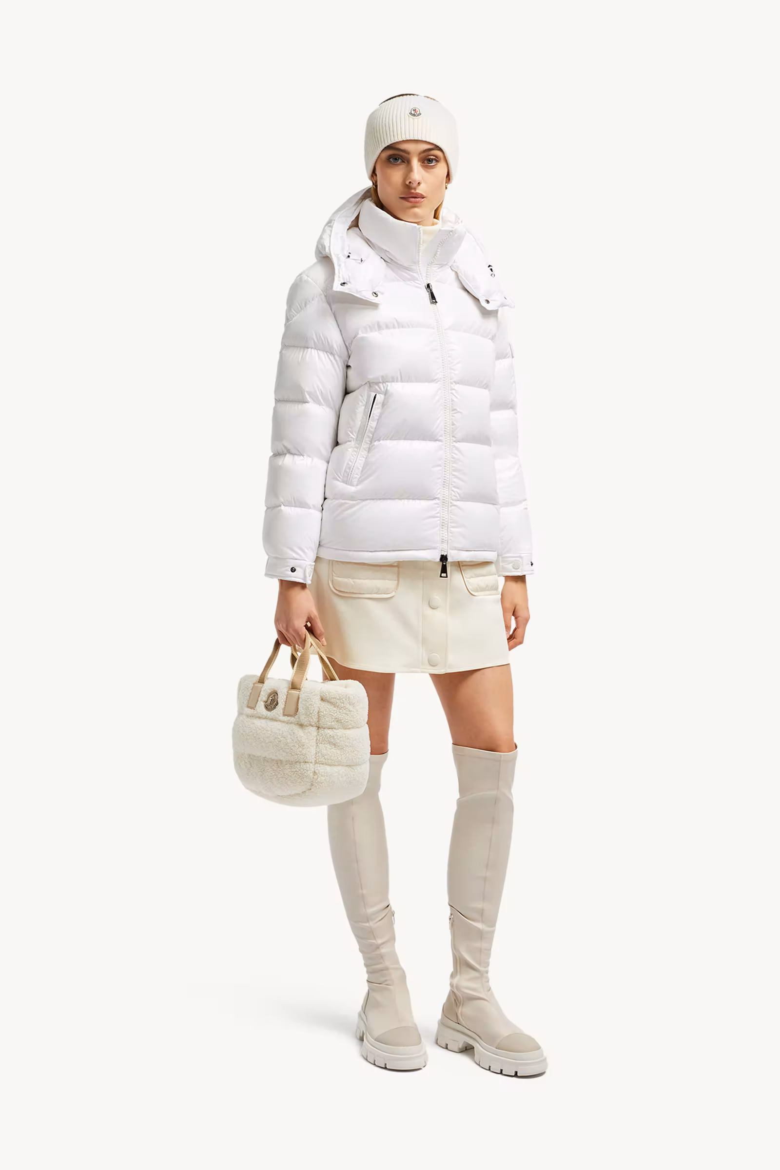 Maire Hooded Short Down Jacket