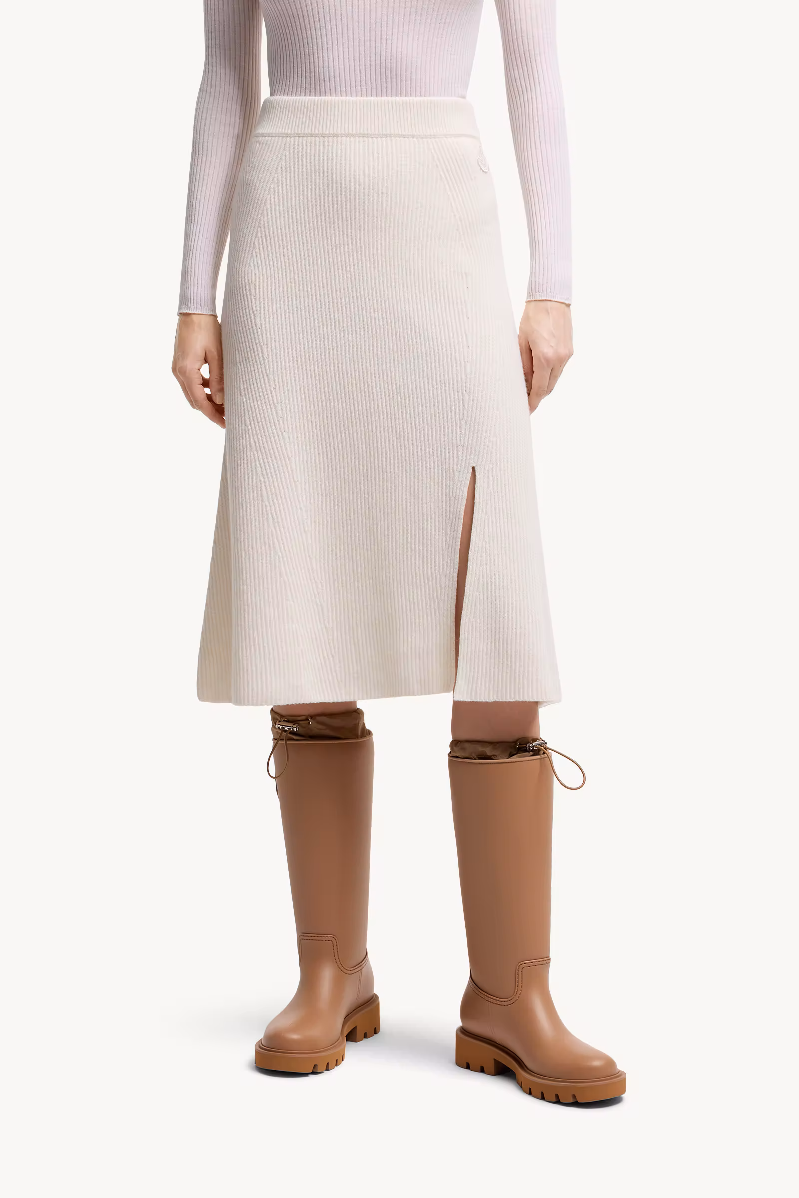 Wool & Cashmere Midi Skirt