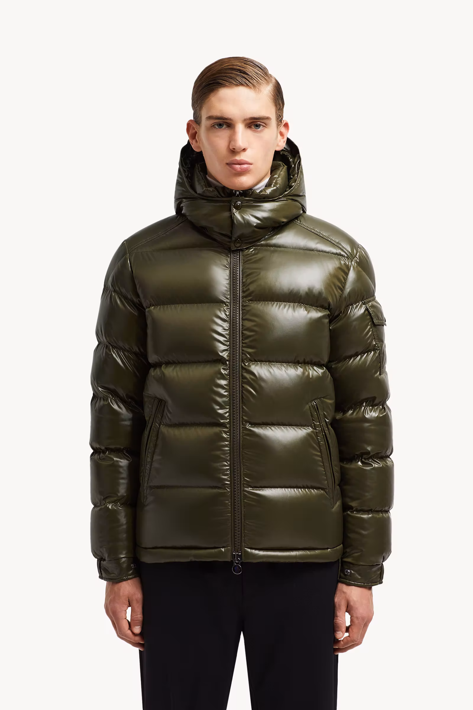 Moncler Maya Hooded Short Down Jacket