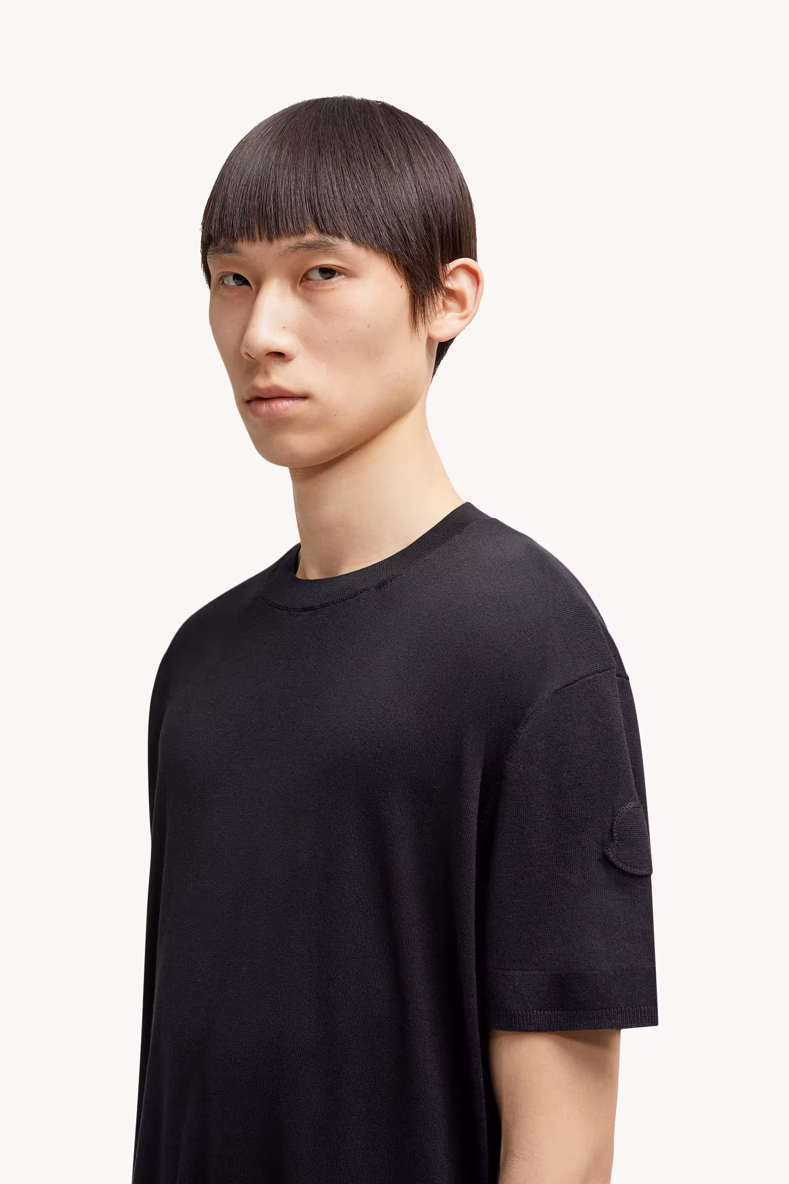 Silk & Cotton Knit T-Shirt