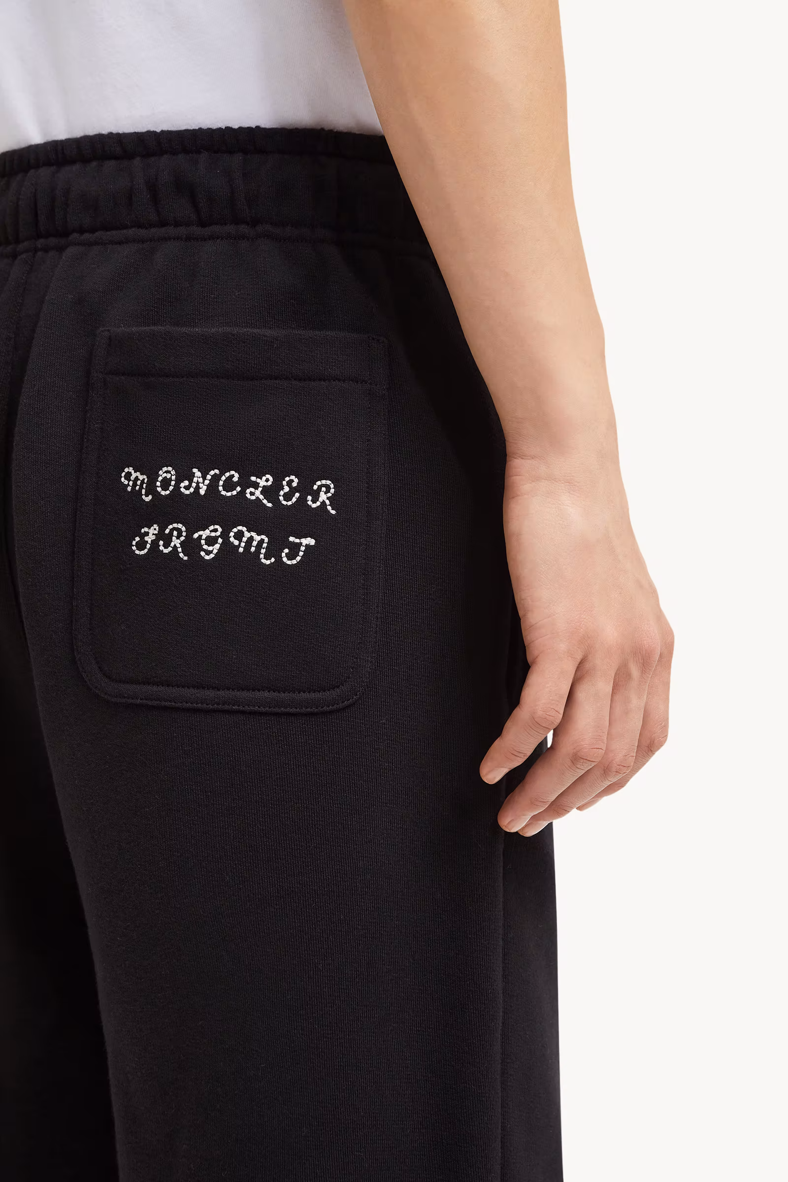 Moncler x FRGMT Embroidered Logo Cotton Shorts