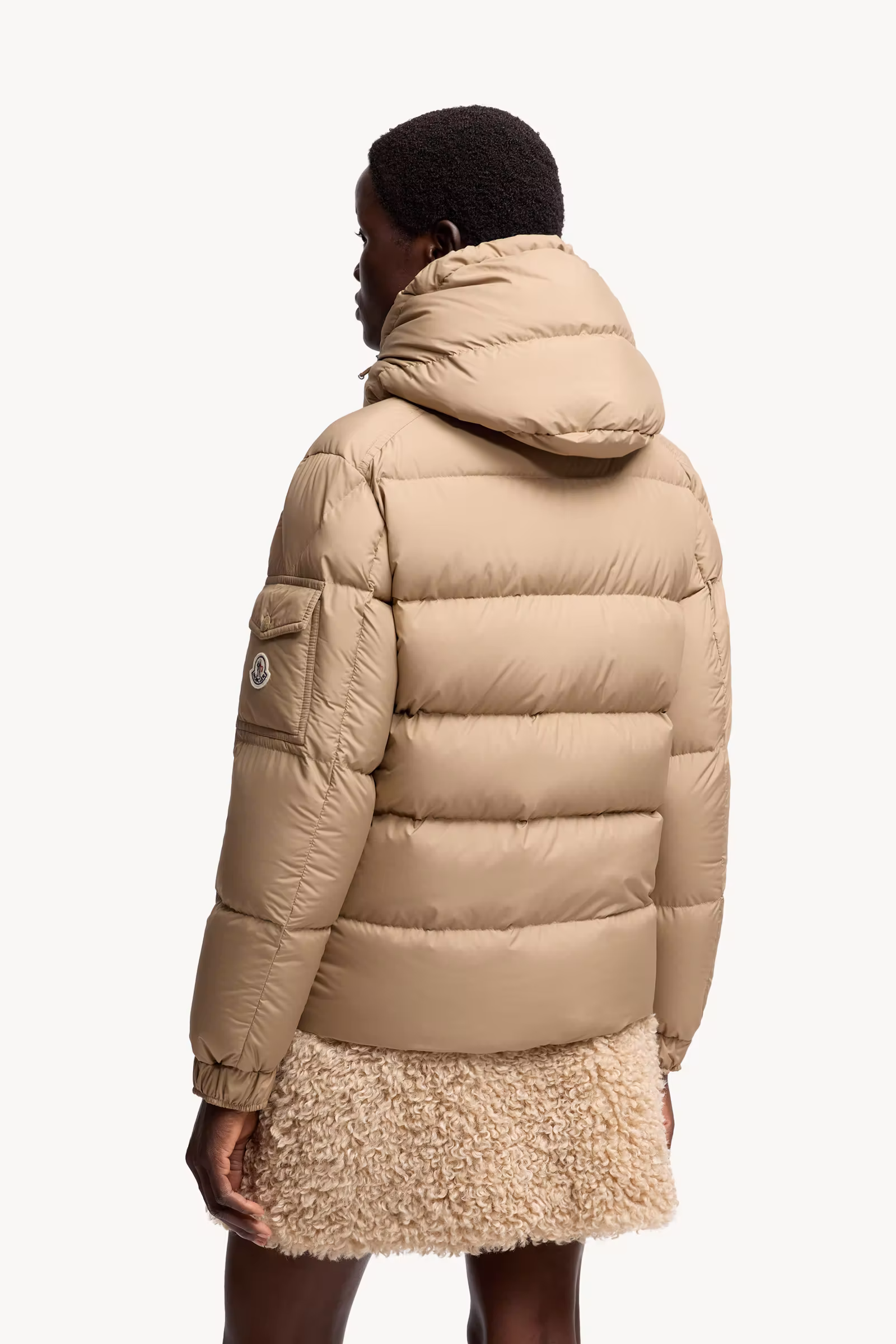 Moncler Maya 70 Hooded Short Down Jacket