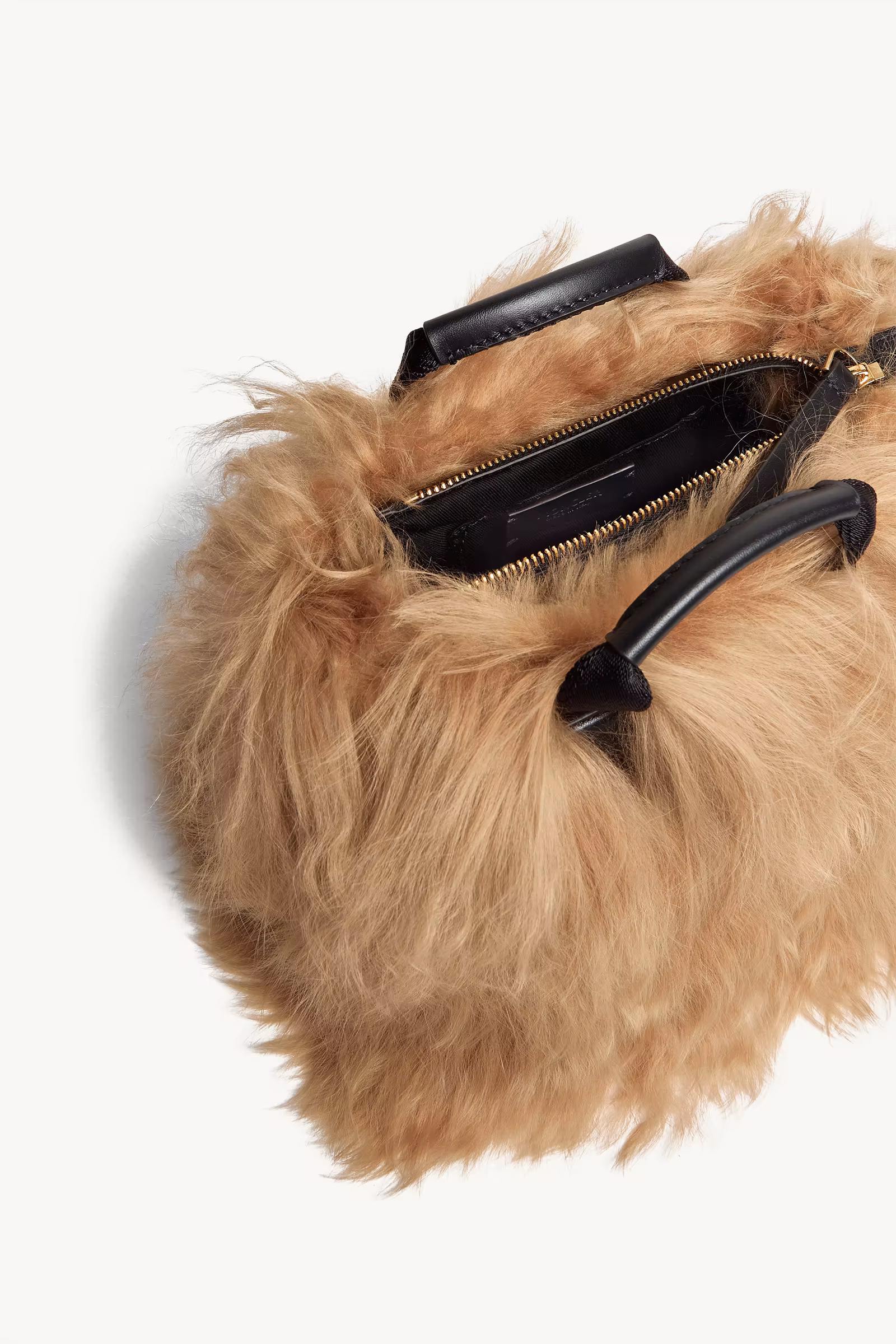 Micro Caradoc Shearling Tote Bag
