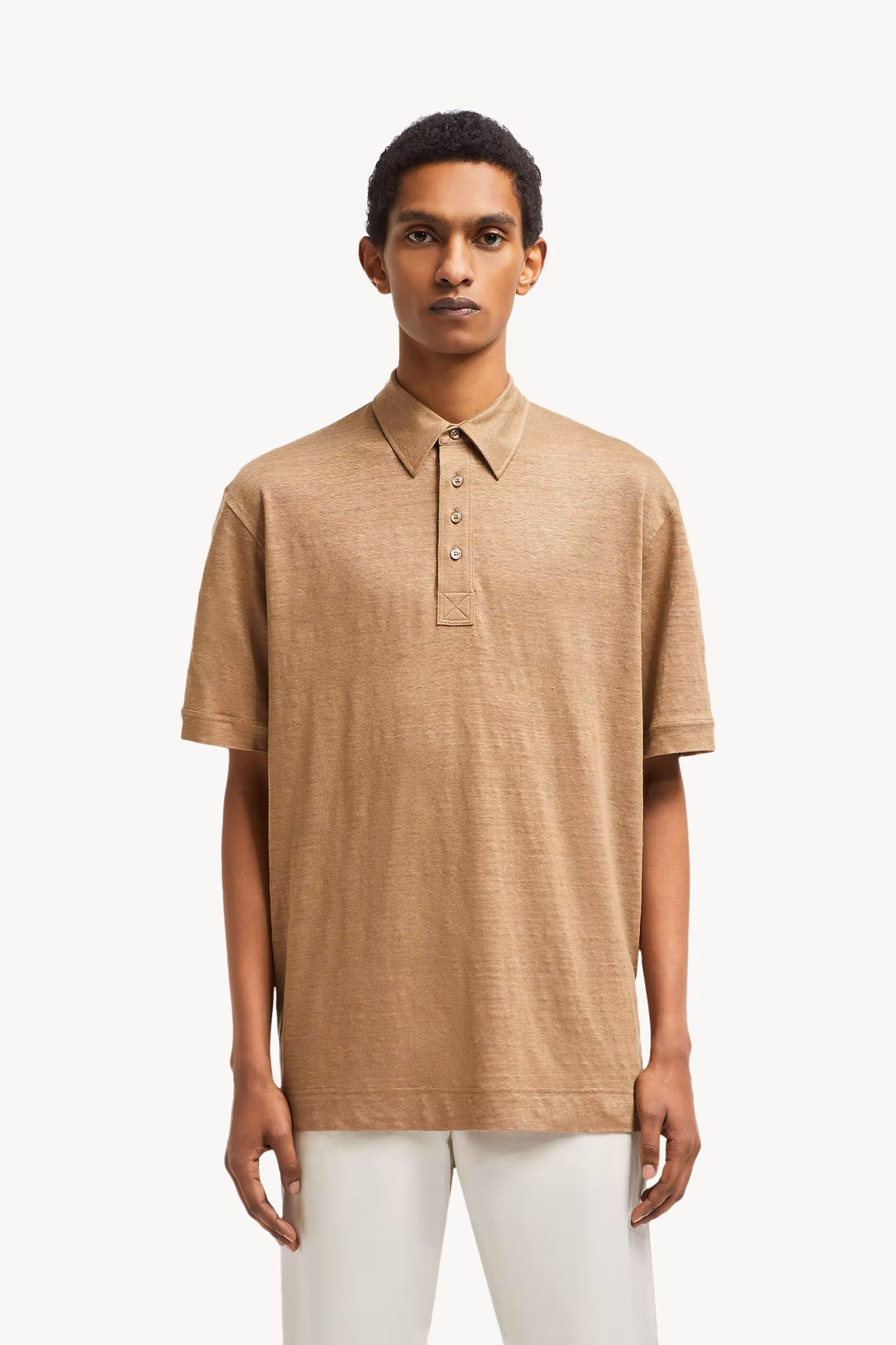 Linen Polo Shirt