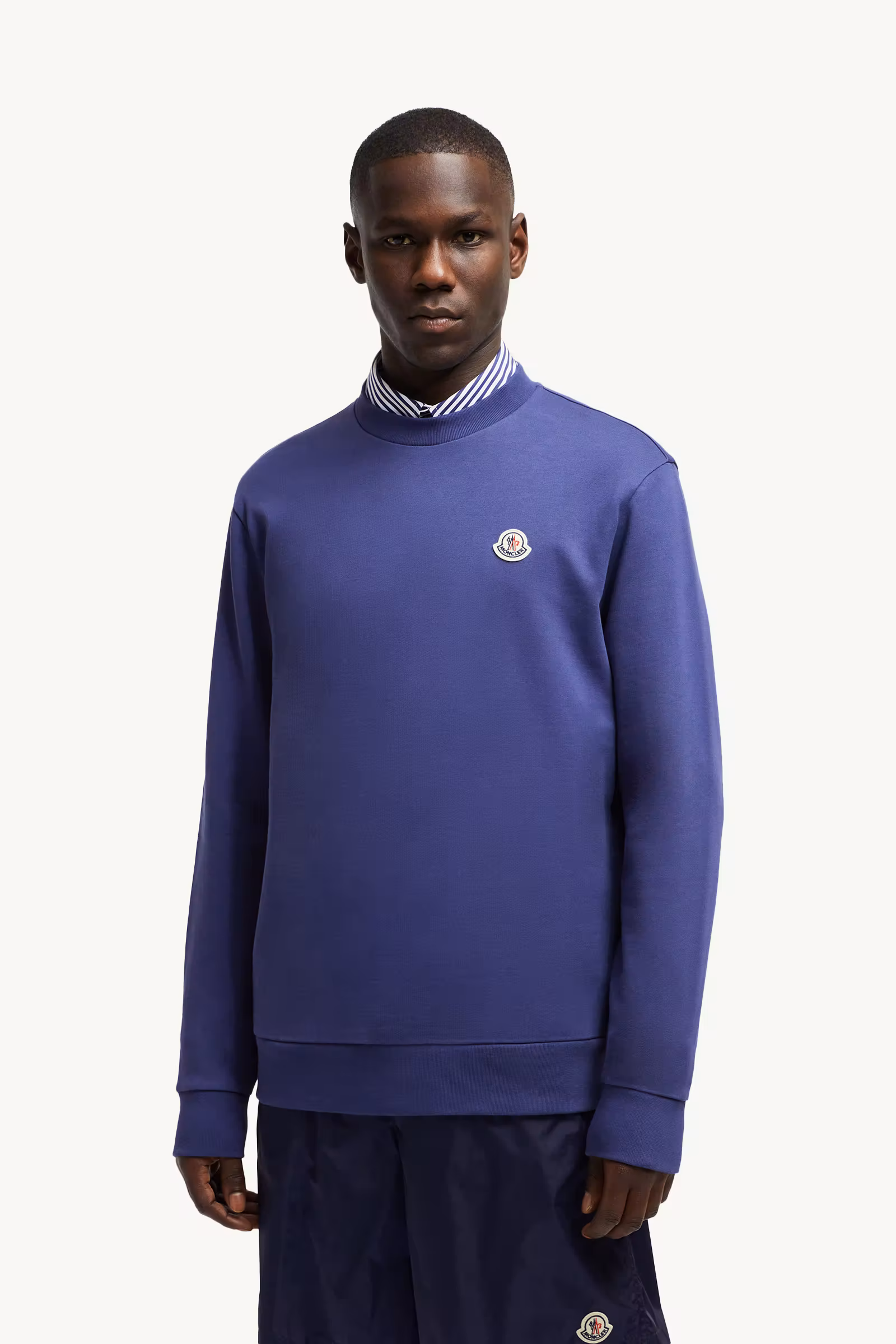 Logo Patch Cotton Sweatshirt