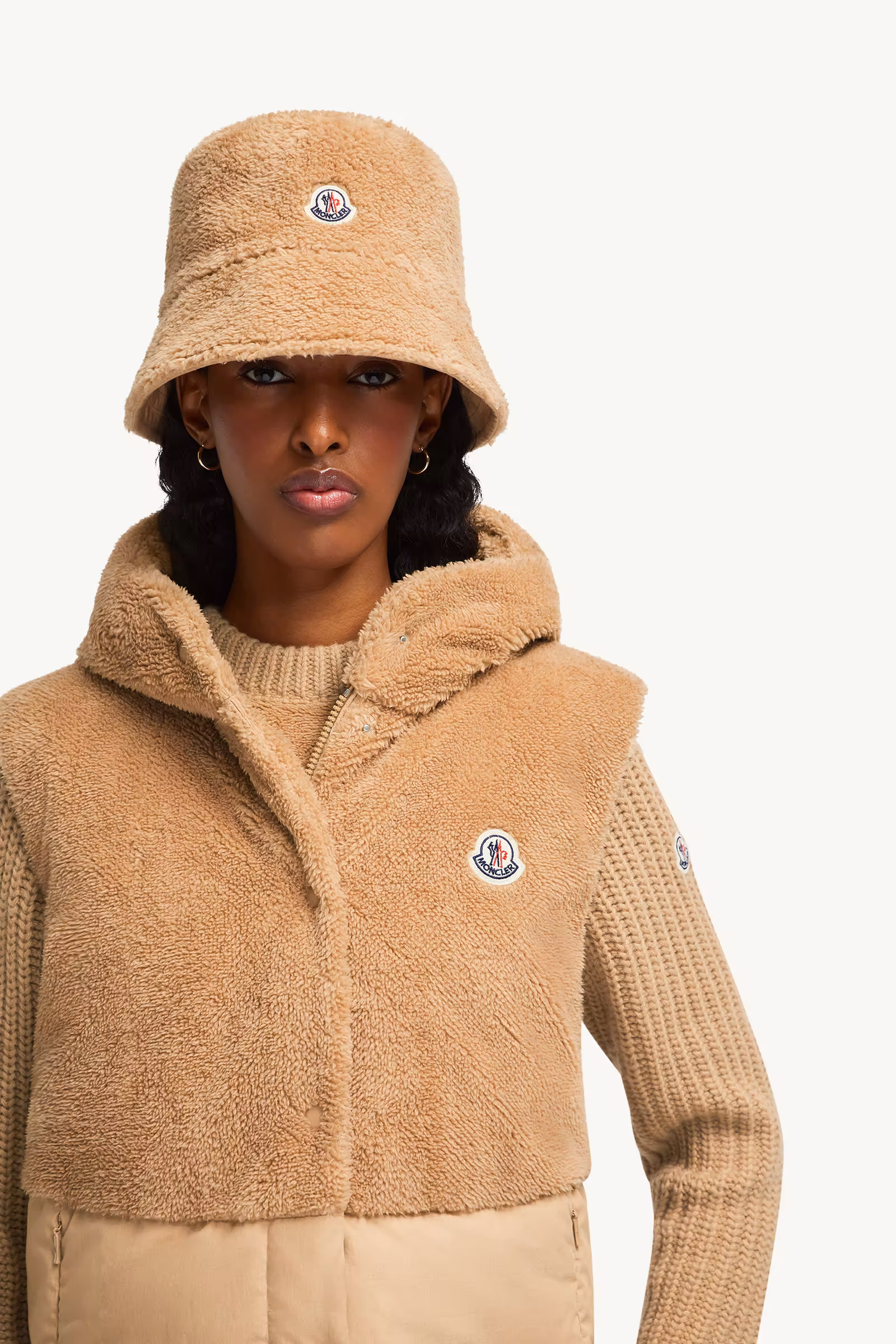 Floy Teddy Hooded Down Vest