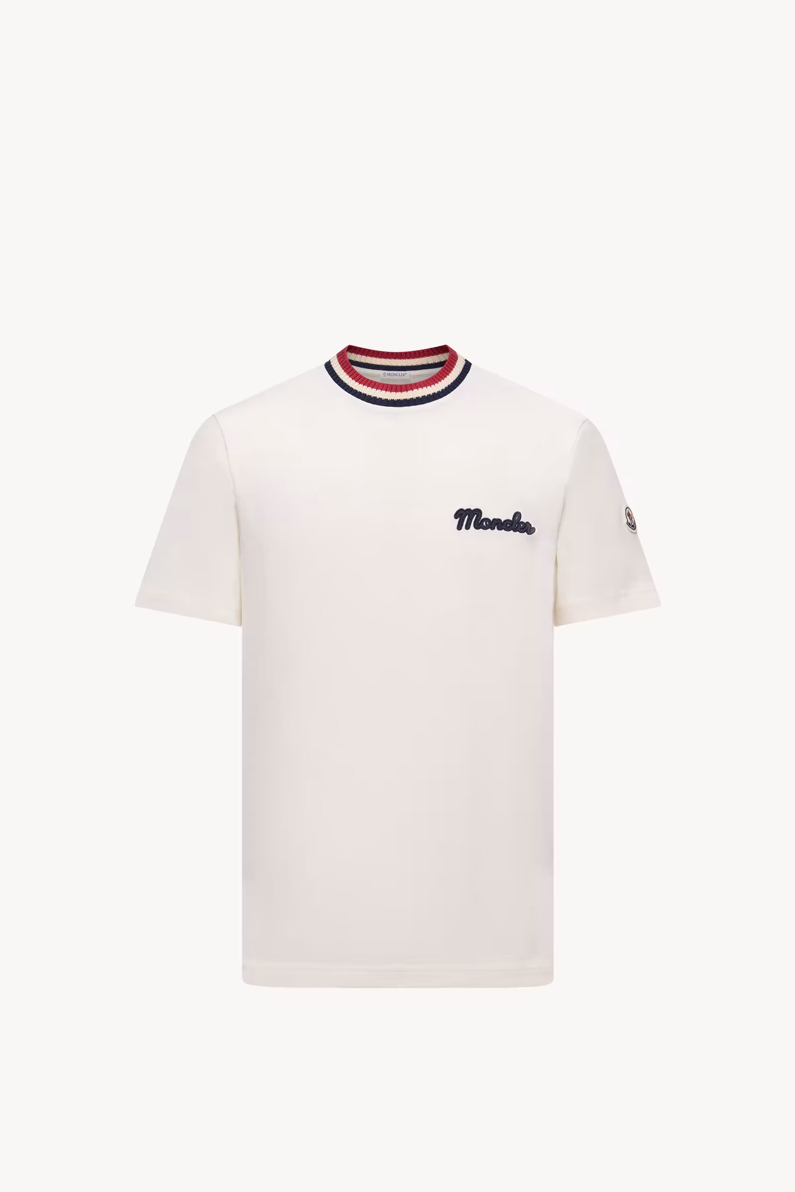 Embroidered Logo Cotton T-Shirt