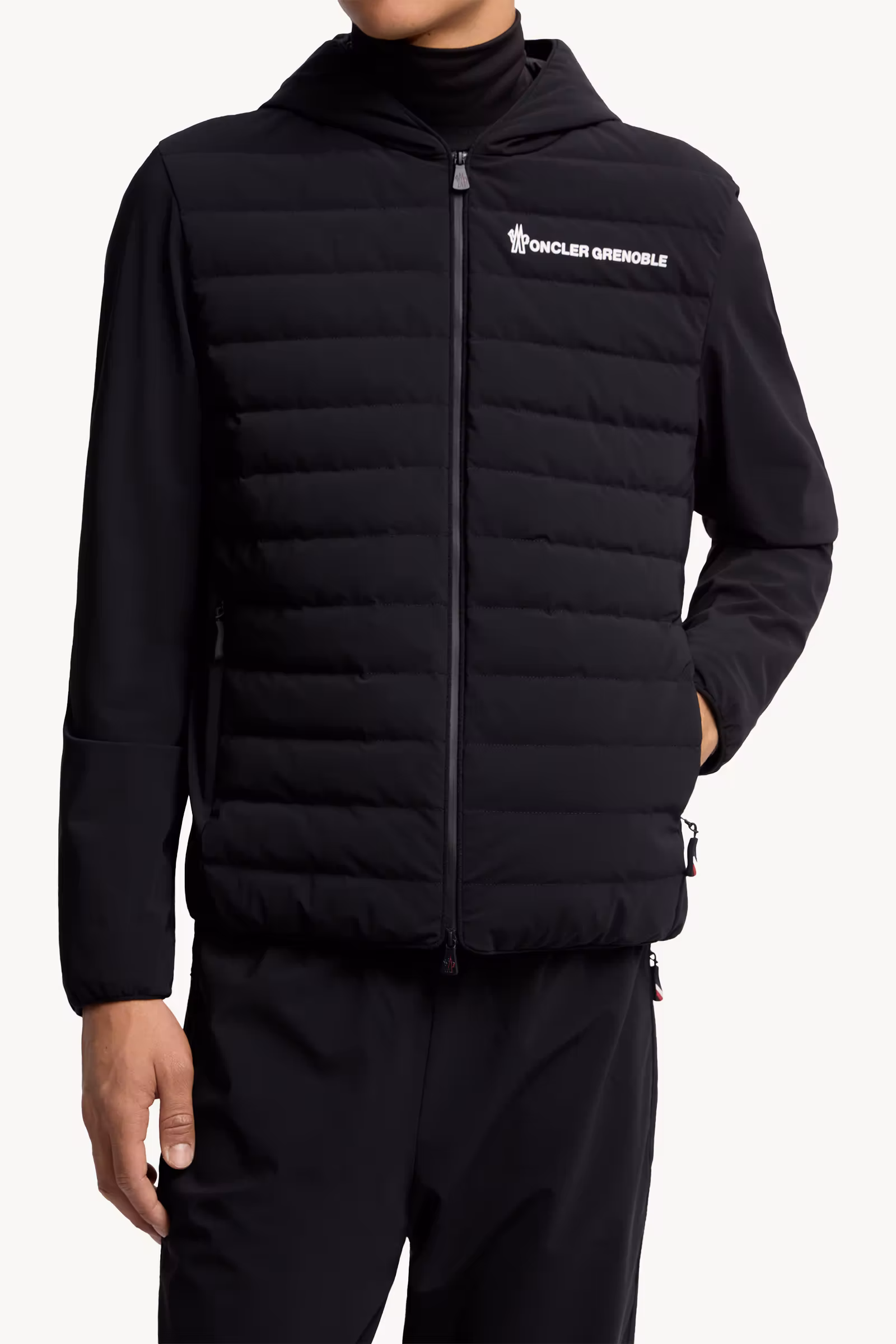 Padded Zip-Up Sweatshirt
