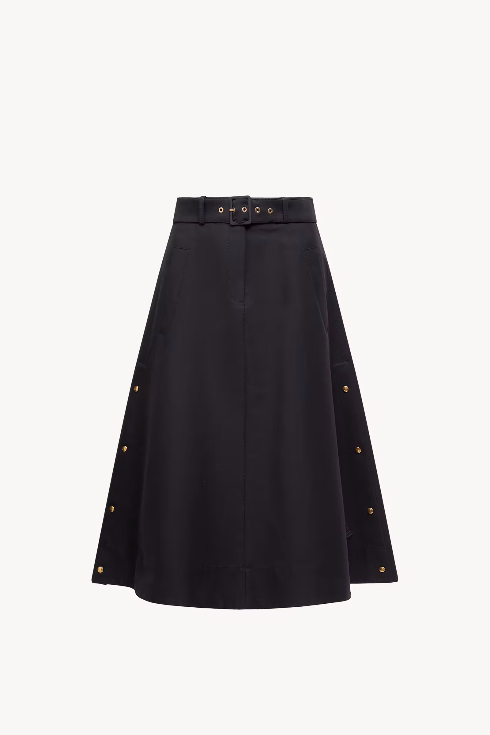 Cotton Midi Skirt