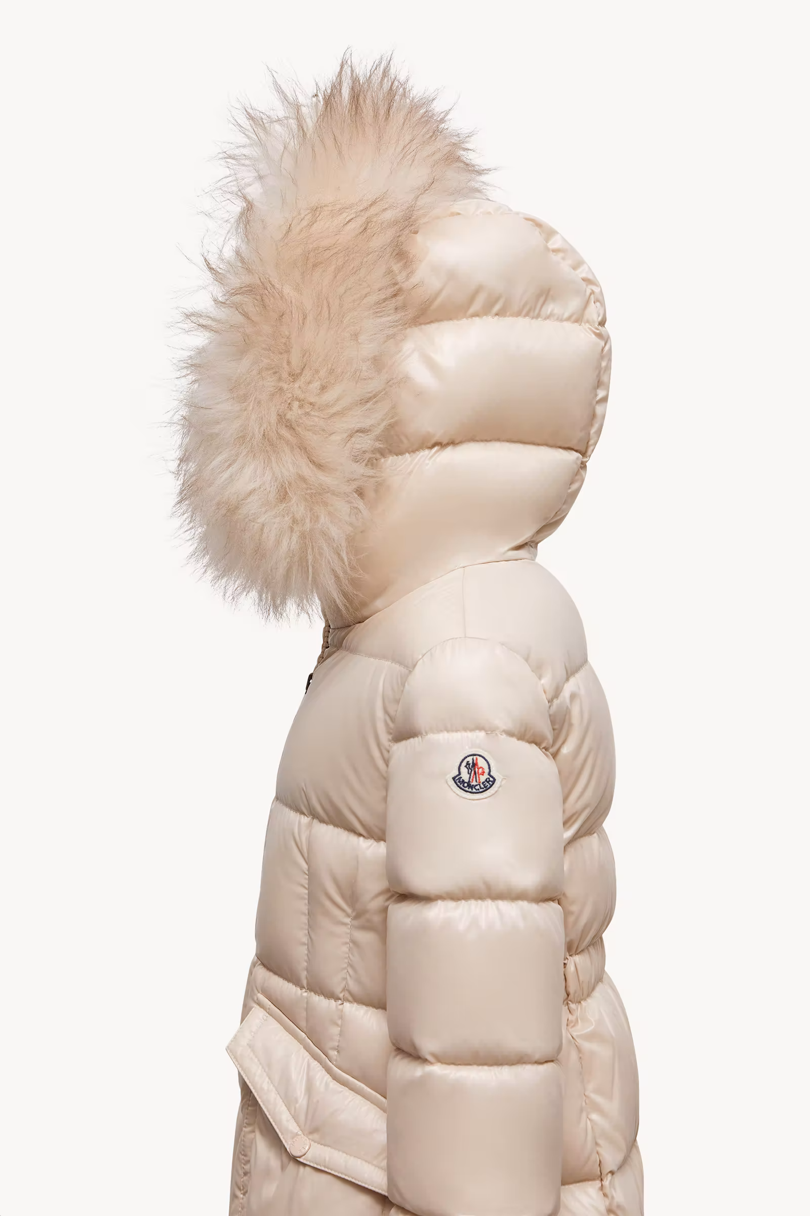 Aruna Shearling-Trimmed Hooded Down Jacket