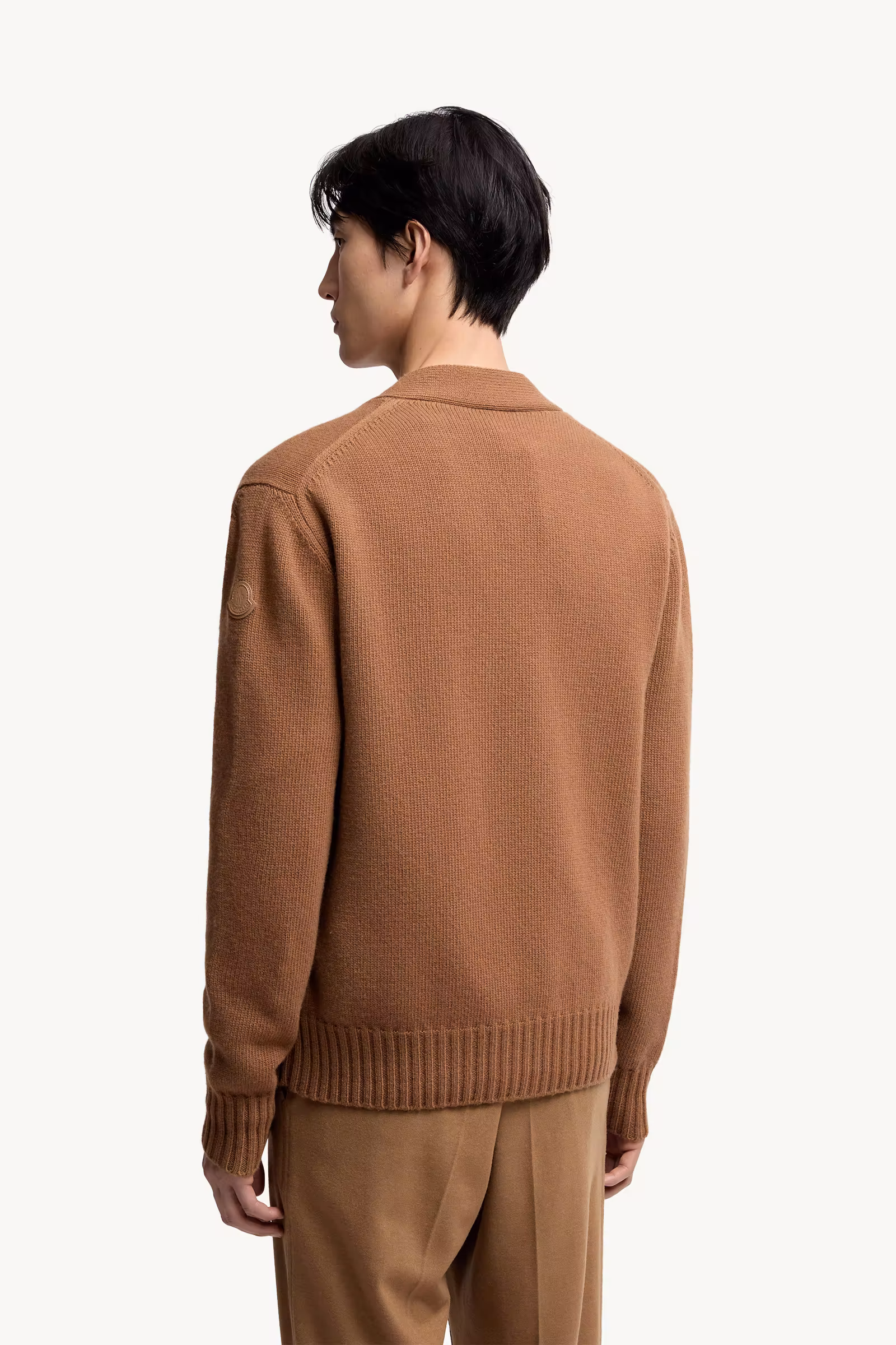 V-Neck Wool Cardigan