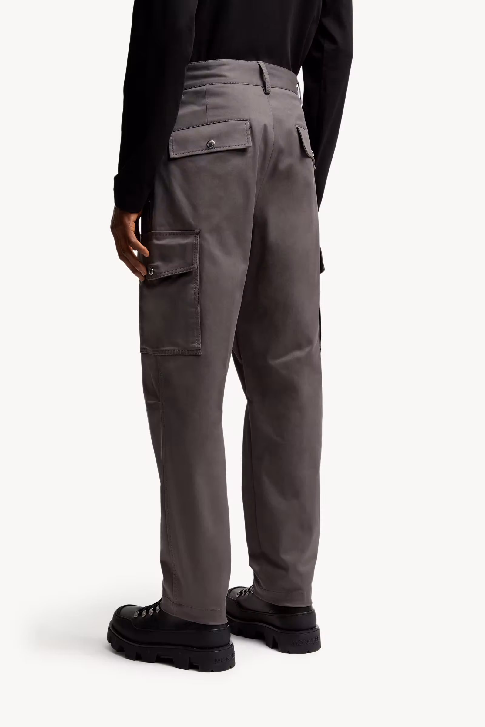 Cotton Gabardine Cargo Pants
