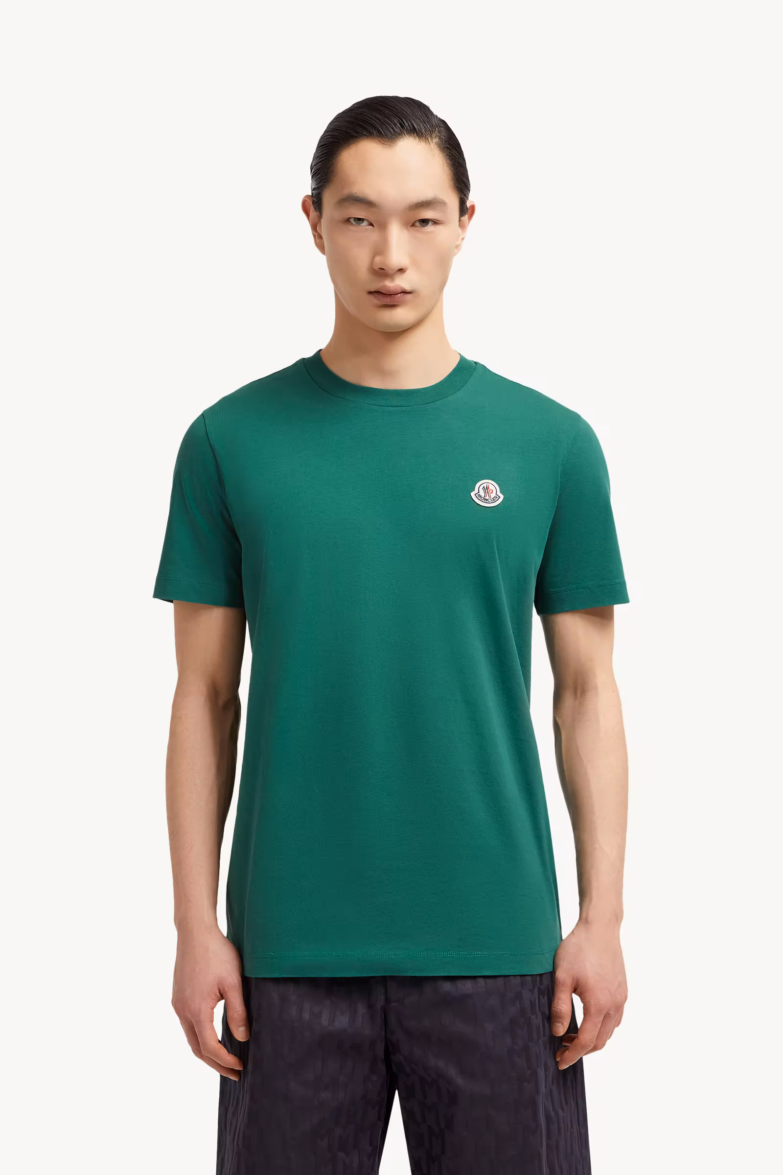 Logo Patch Cotton T-Shirt (Pack of Three)