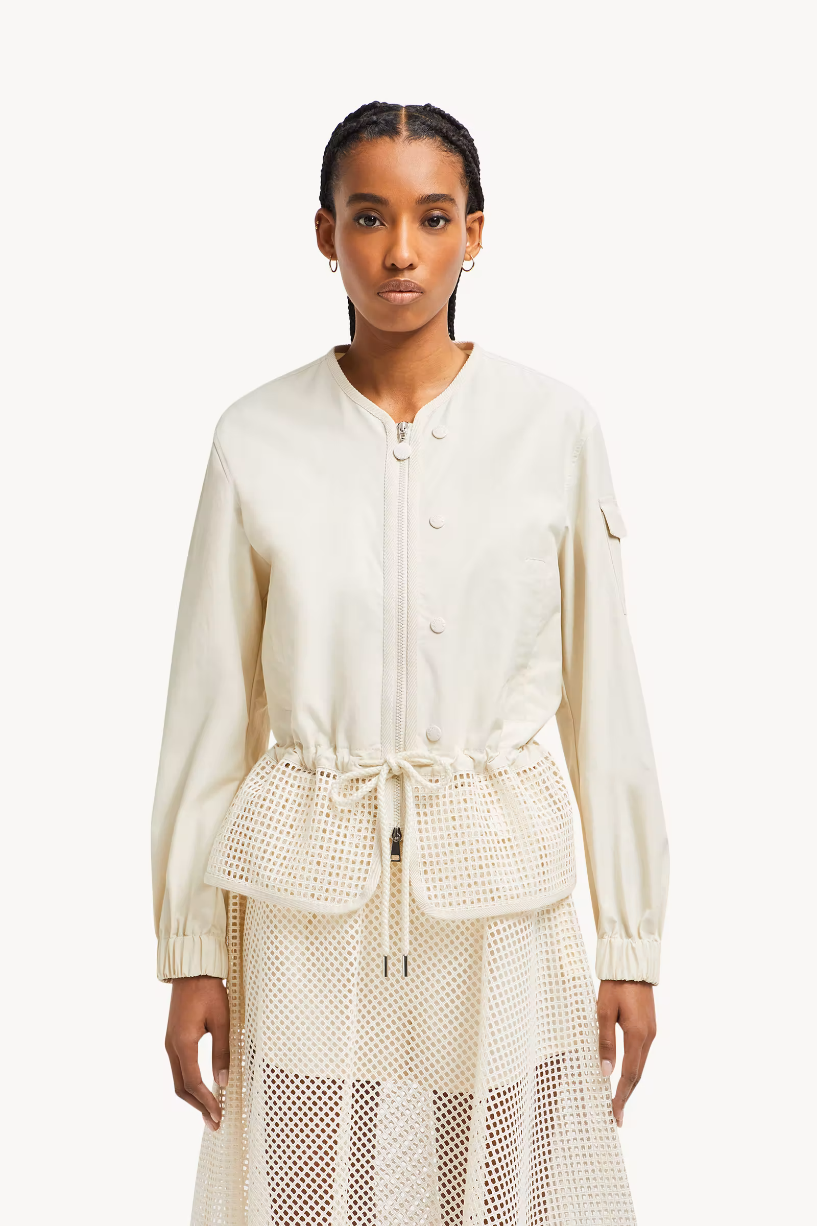 Rochecotte Broderie Anglaise-Trimmed Jacket