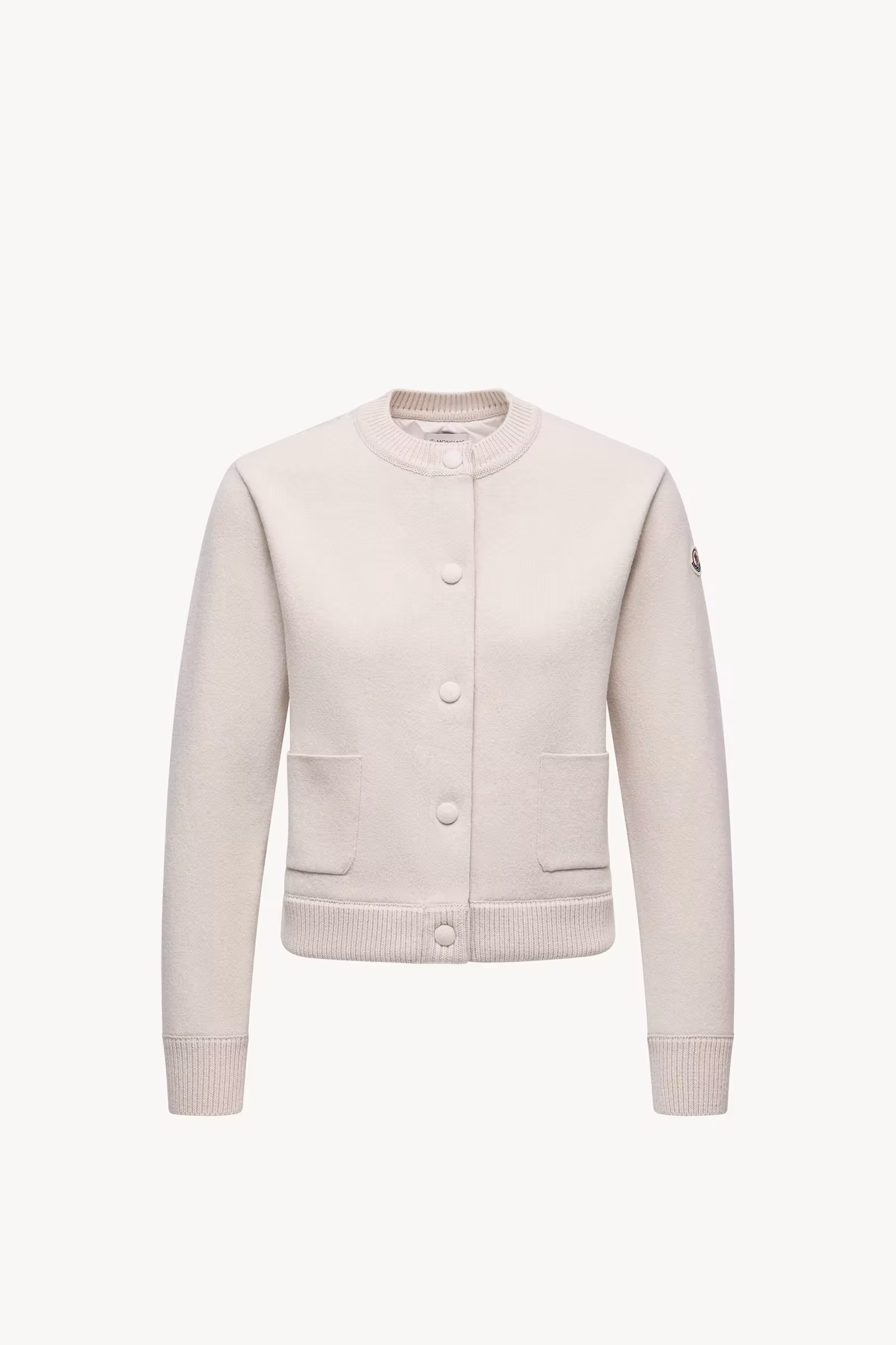 Padded Wool Cardigan
