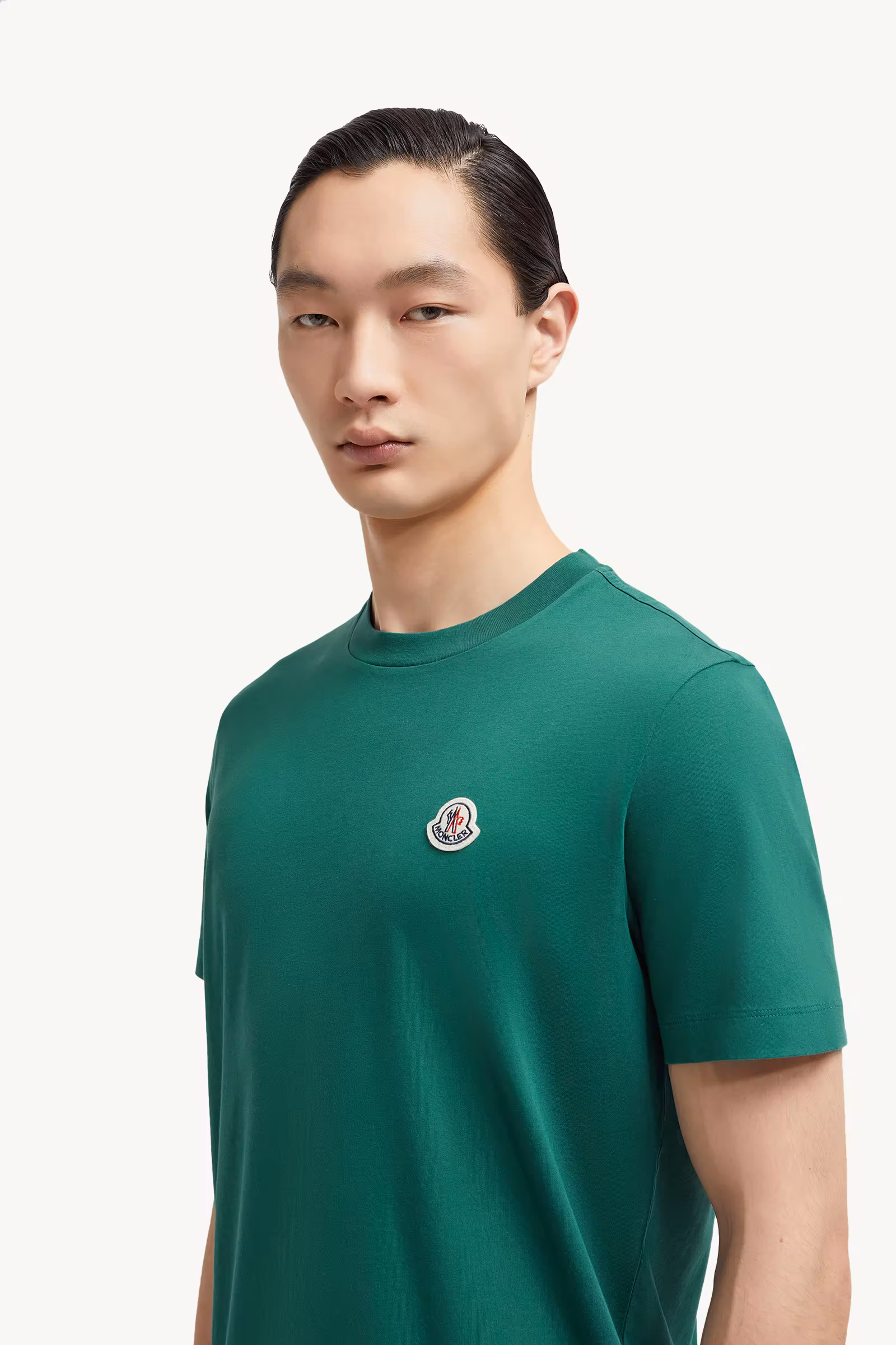 Logo Patch Cotton T-Shirt (Pack of Three)