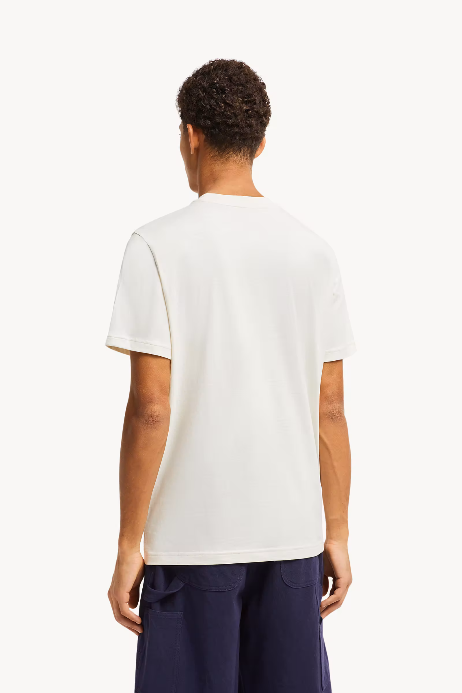Embroidered Logo Cotton T-Shirt