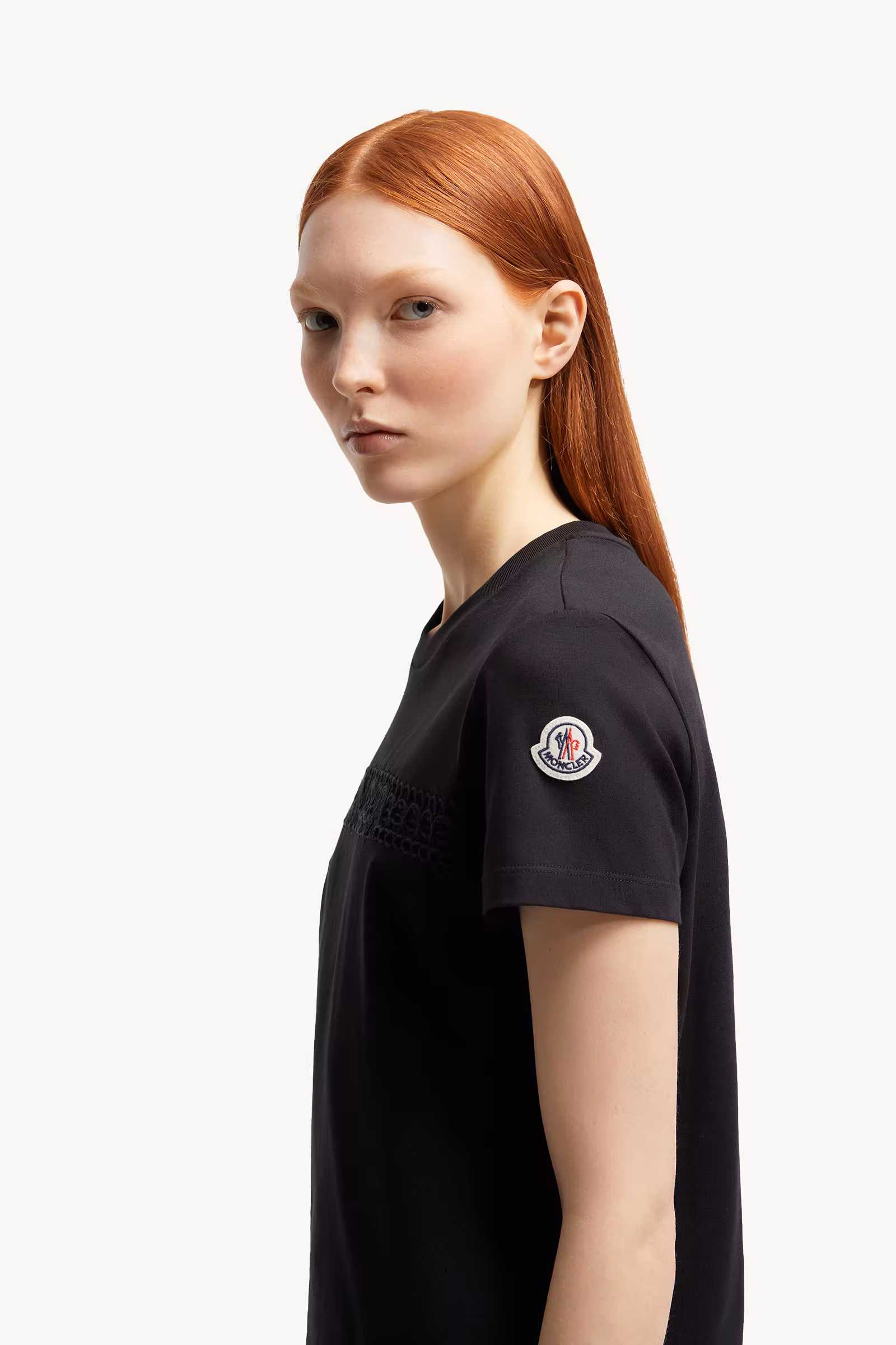 Embroidered Logo Cotton T-Shirt