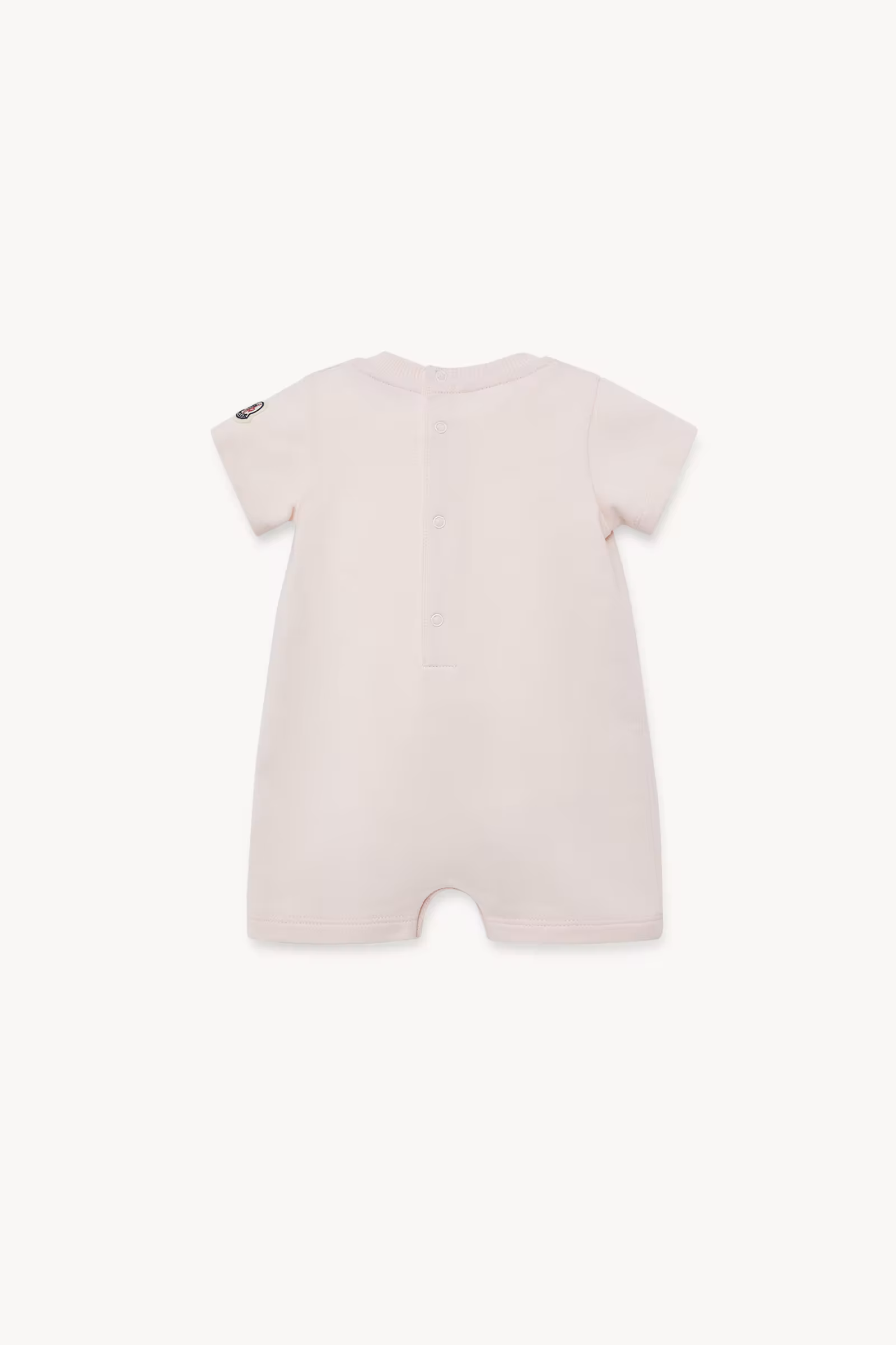 Teddy Bear Motif Cotton Romper