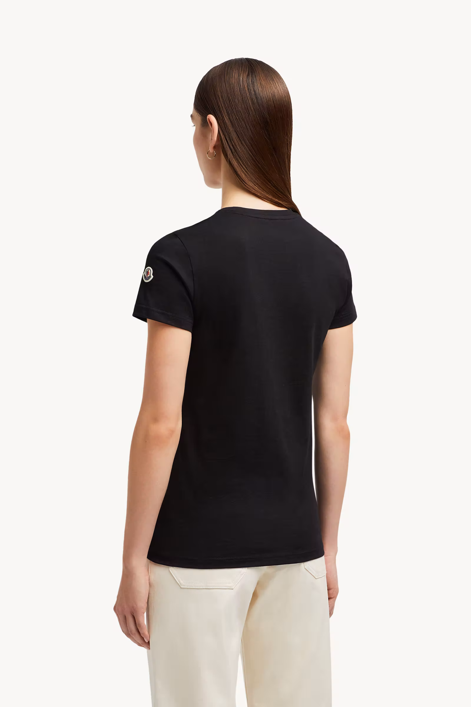Logo Patch Cotton Jersey T-Shirt
