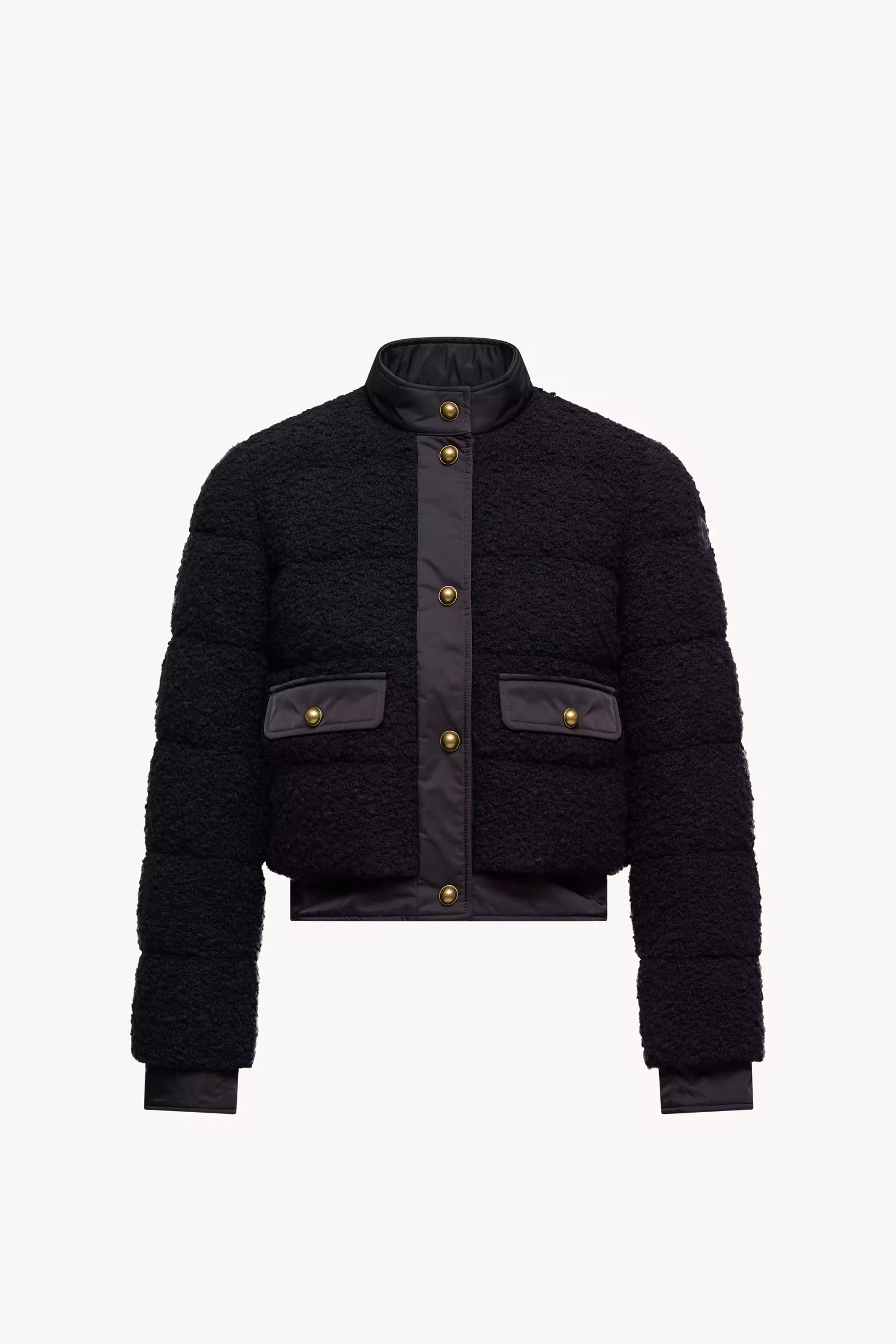 Blandy Wool Blend Bouclé Short Down Jacket
