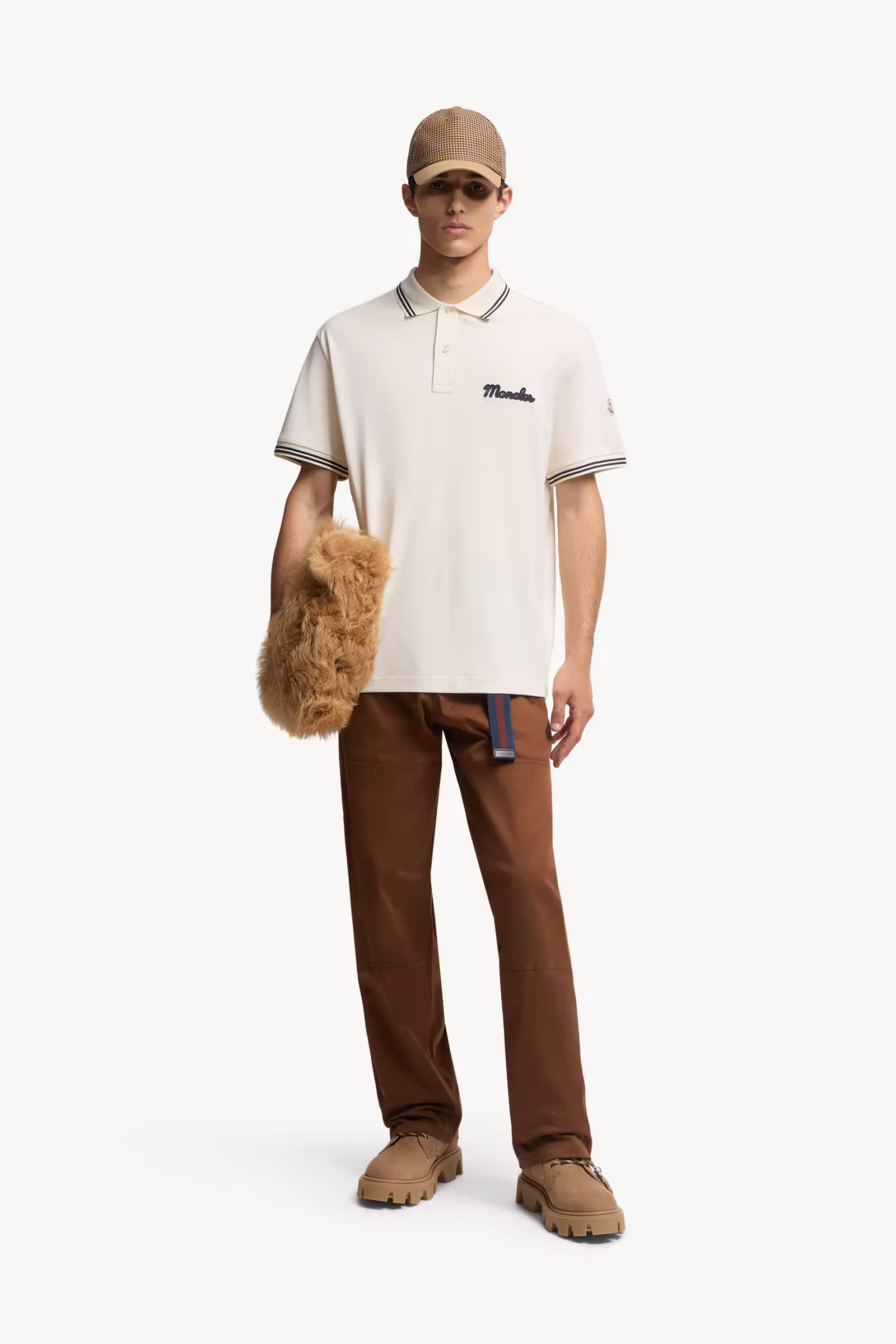 Embroidered Logo Cotton Piquet Polo Shirt