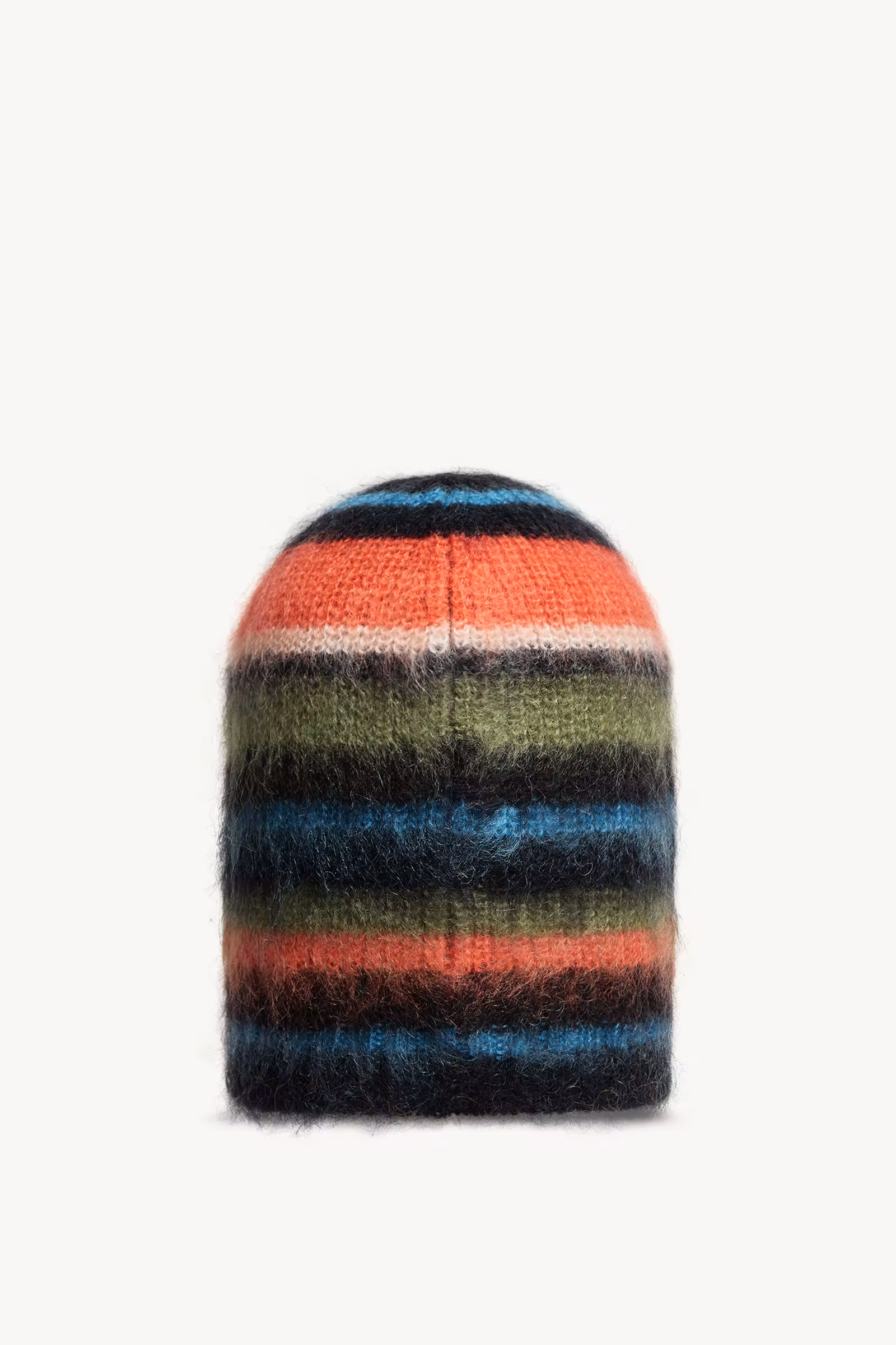 Striped Mohair Beanie